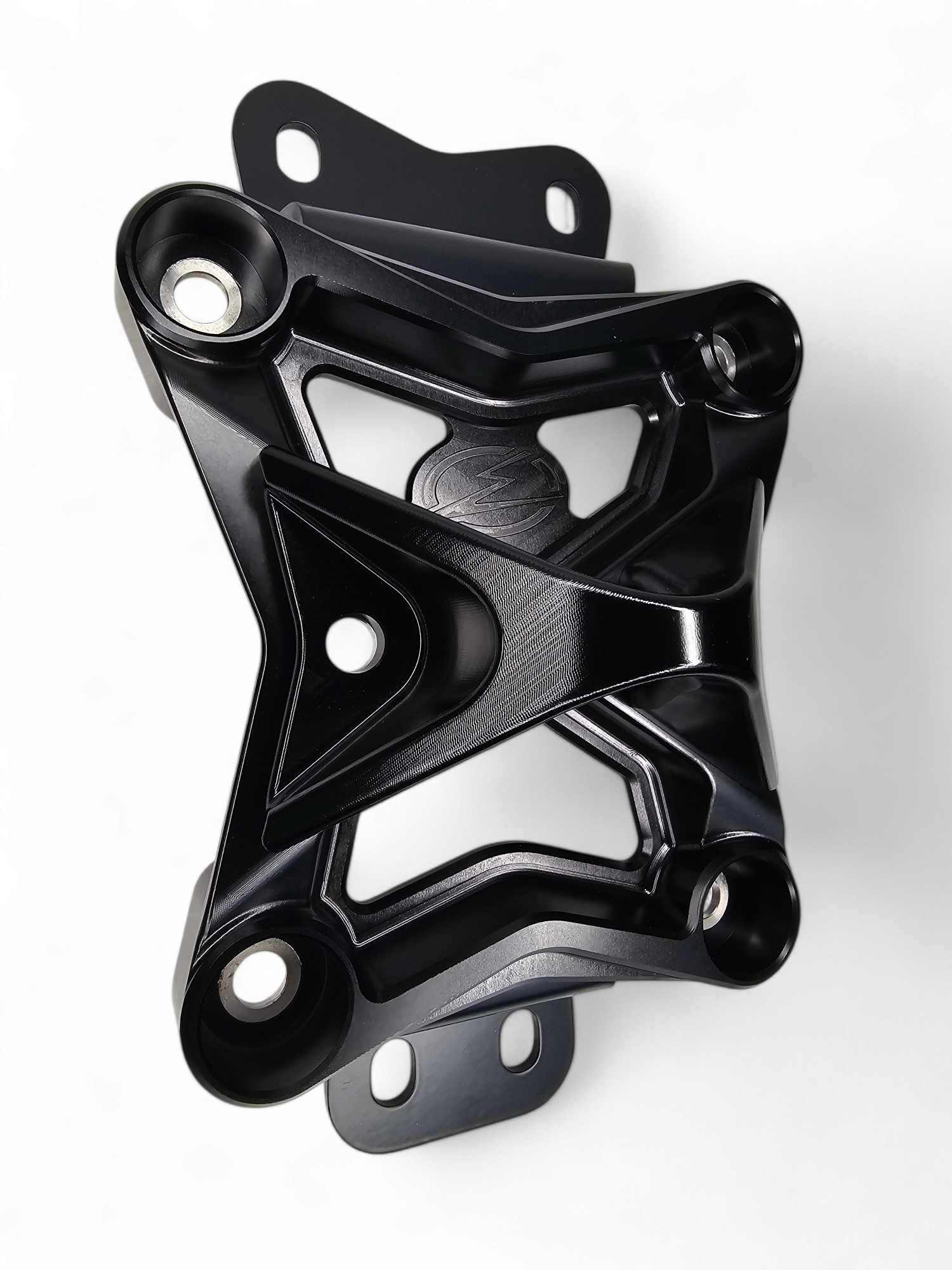 2022-2024 Can Am X3 10 Bolt Heavy Duty Radius Rod Plate with Pull Hook - Black RRP210014 - Off-Road Vehicle Protection & Recovery Accessory for UTV/ATV Adventures