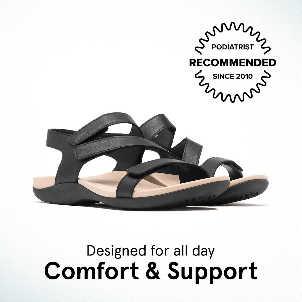 ABEO Oasis Women's Orthopedic Sandals with Metatarsal & Arch Support - Comfortable Walking Shoes for Plantar Fasciitis Relief - Perfect for Summer, Travel & Everyday Wear