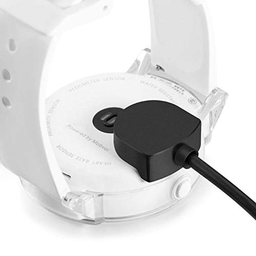 Fast Charging Dock Station for Ticwatch E/S Smartwatch - 1m USB Cable Included | Smartwatch Charger Stand with Quick Charge Technology | Perfect for Home, Office & Travel Use