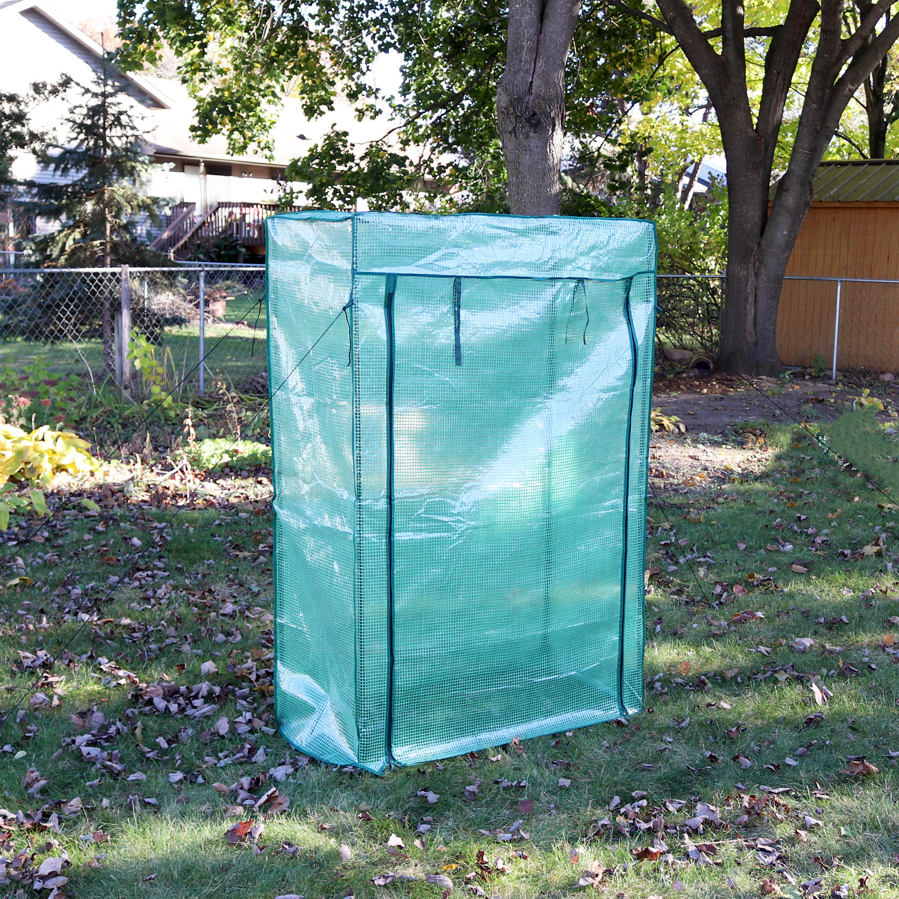 Sunnydaze Deluxe Greenhouse for Potted Plants & Tomatoes - Indoor/Outdoor Gardening Solution for Home & Backyard