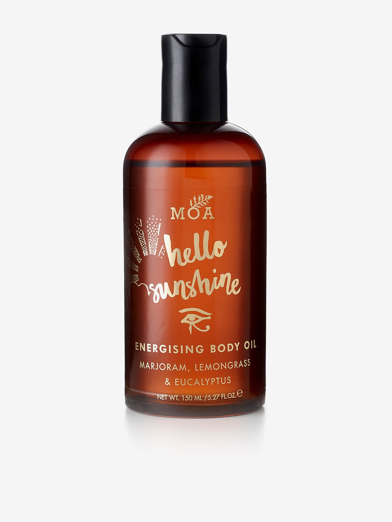MOA Hello Sunshine Energising Body Oil - Organic & Natural Hydration for Glowing Skin - Perfect for Massage, Yoga & Daily Moisturizing