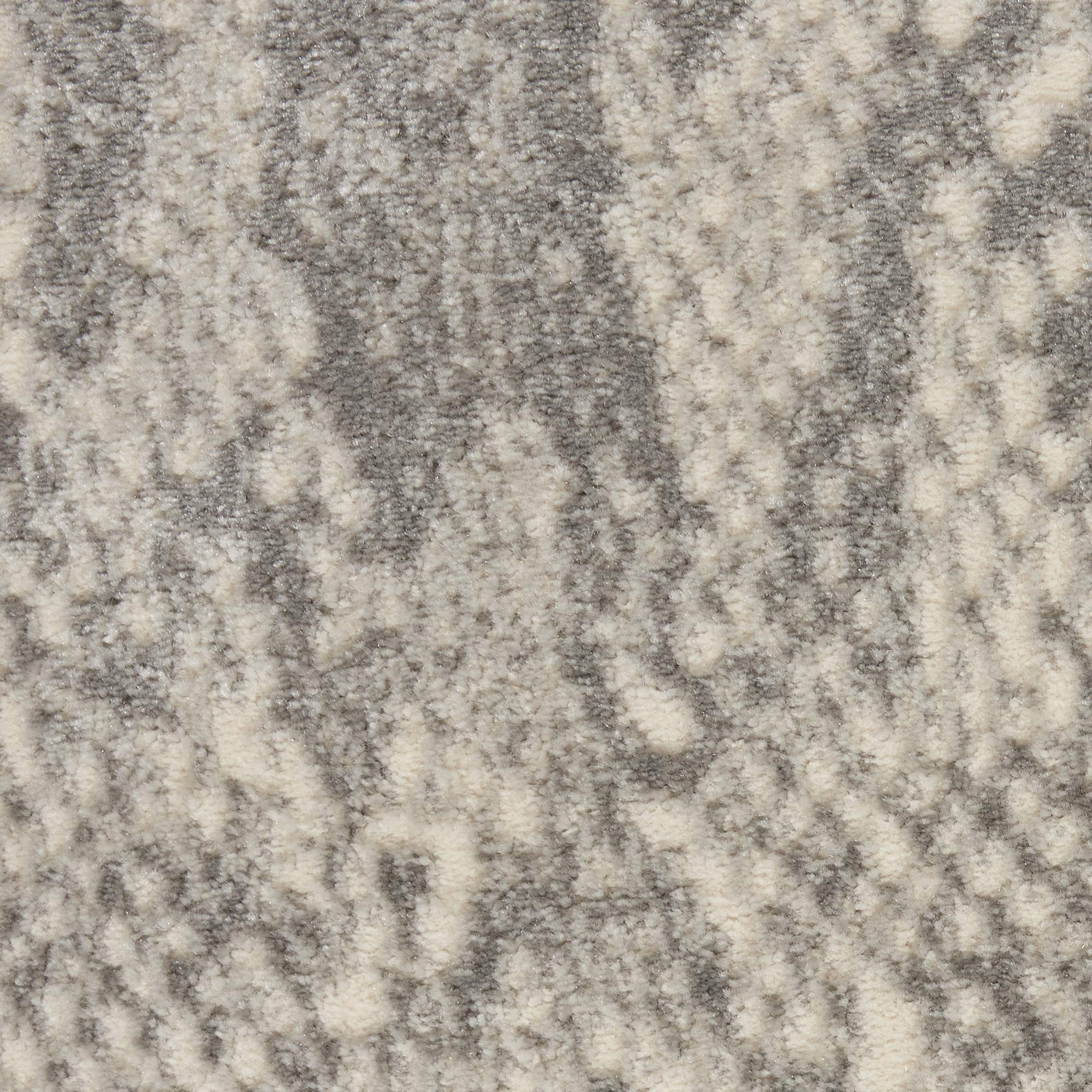 Nourison Solace Modern Animal Print Ivory/Grey 2'3