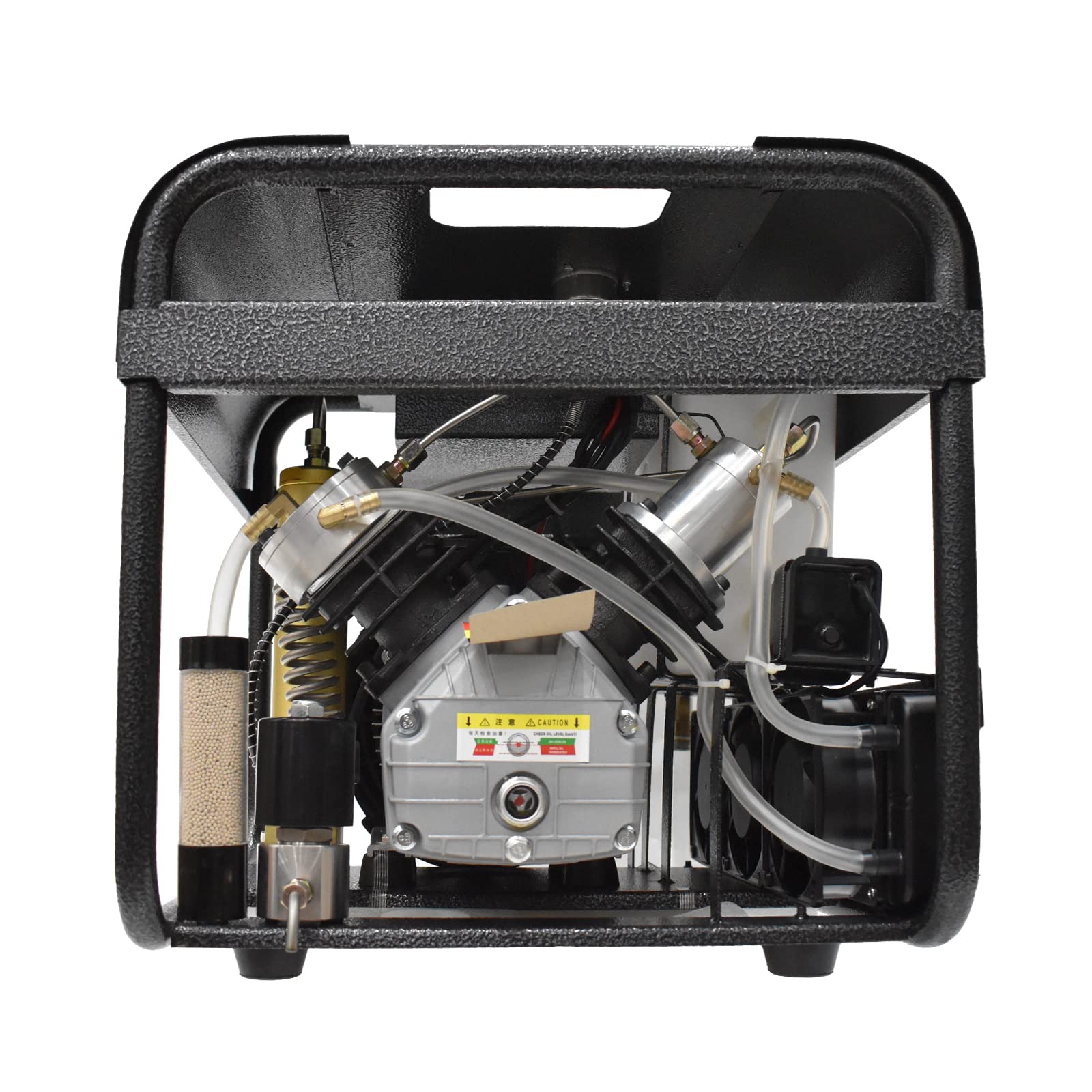 TUXING 4500Psi PCP High Pressure Air Compressor with Adjustable Pressure & Auto Purge - Built-in Water & Fan Cooling System - for Scuba Diving Tanks, Air Rifle Tanks & Paintball Guns - Perfect for Outdoor Sports, Hunting & Underwater Adventures