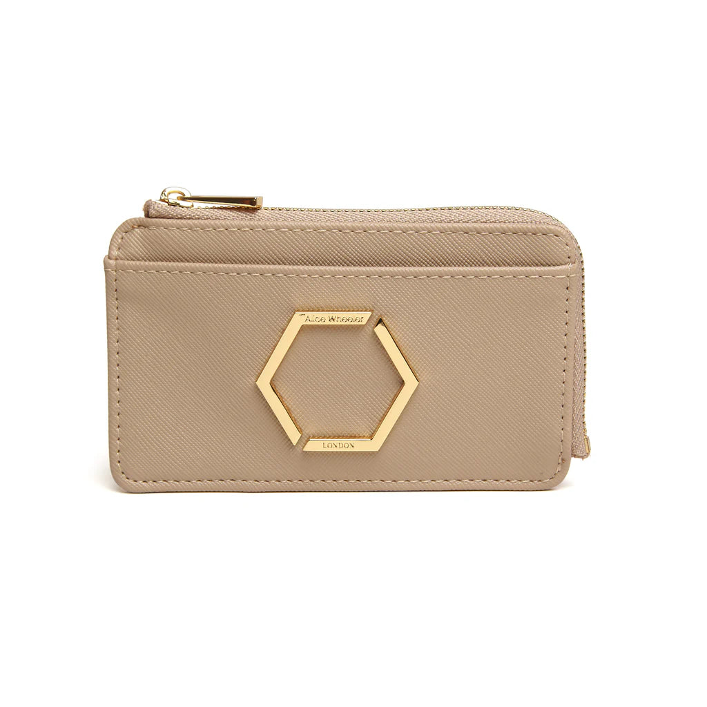 Alice Wheeler Honeycomb Bath Purse Stone - Elegant Natural Stone Bath Accessory for Spa, Relaxation & Home Decor