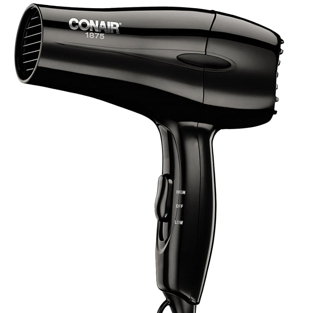 CONAIR 1875 Watt Mid Size Hair Dryer with Tourmaline Ceramic Technology - Fast Drying, Lightweight & Quiet for Home & Salon Use (Model 303GTC) - Perfect for Travel, Styling & Everyday Hair Care