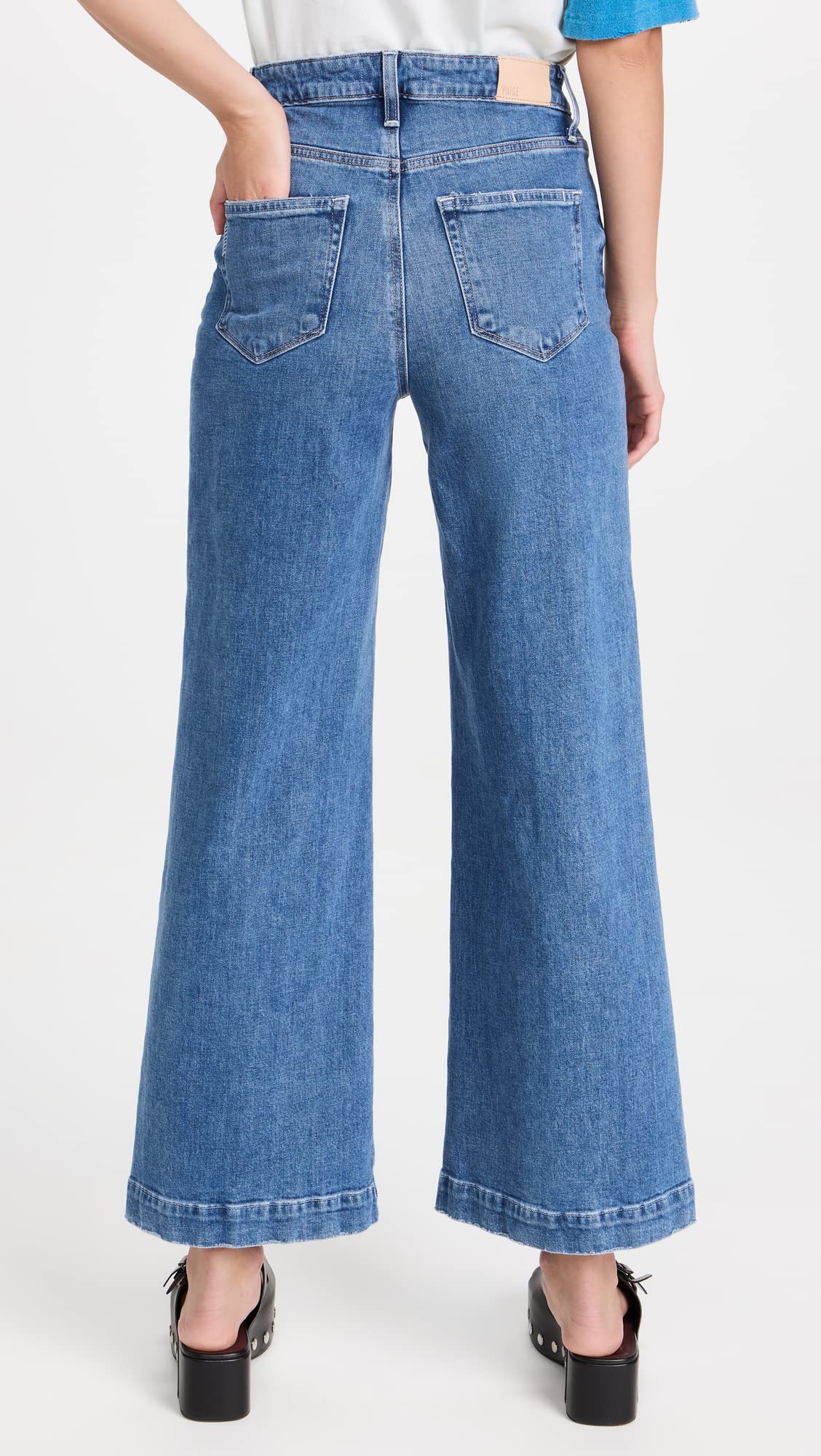 PAIGE Women's Harper Roadhouse Jeans - High Waist Skinny Denim Pants for Everyday Wear | Perfect for Work, Casual Outings & Date Nights