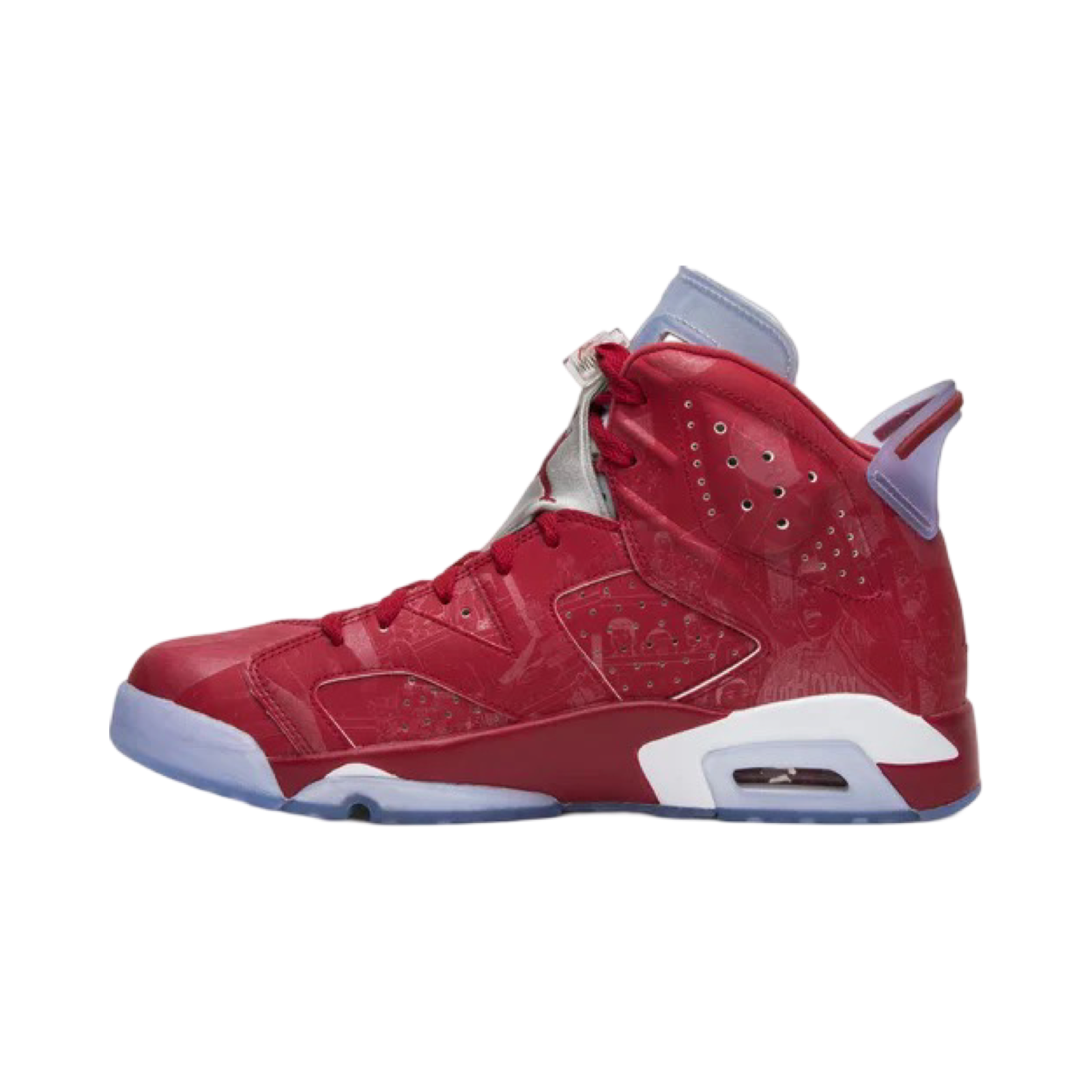 Air Jordan 6 Retro Basketball Shoes - Varsity Red & White Colorway - Perfect for Streetwear & Court Performance