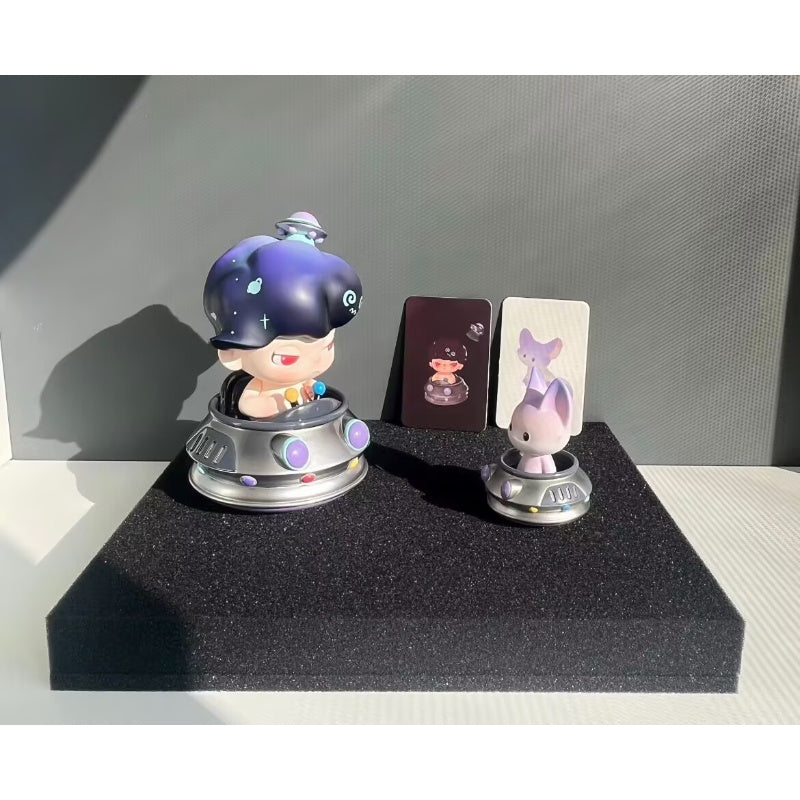 DIMOO & Candy UFO Limited Edition Collectible Figure - Rare Vinyl Art Toy for Display, Gift, and Home Decoration
