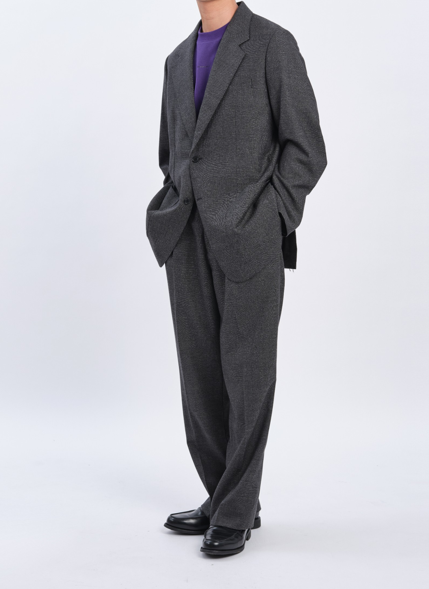 Premium Marzotto Wool Men's Single Breasted Suit Blazer - Tailored Fit Business Formal Jacket for Office, Weddings & Special Occasions