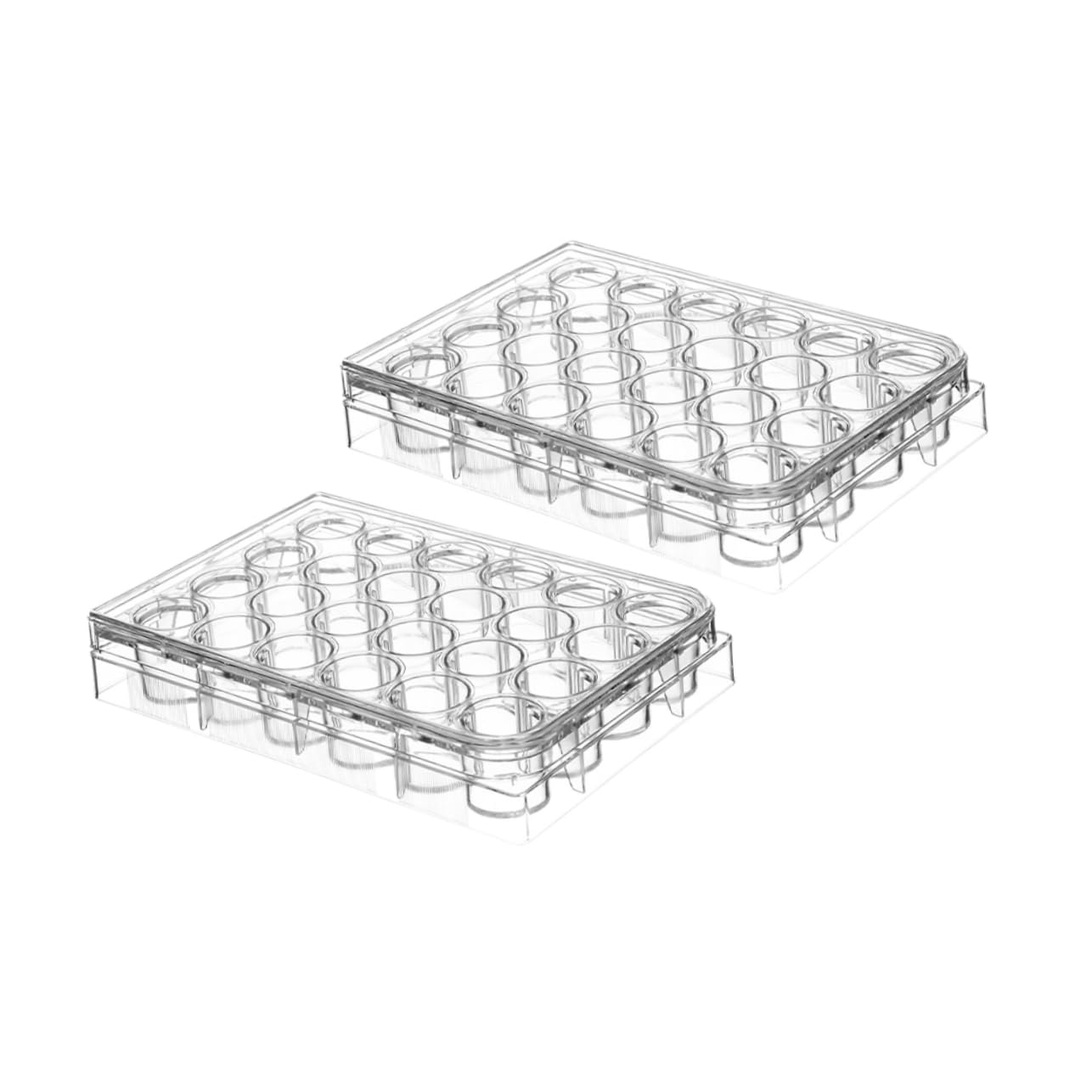 4Pcs Polystyrene Petri Dishes - Lab Cell Culture Plates for Microbiology & Chemistry Experiments
