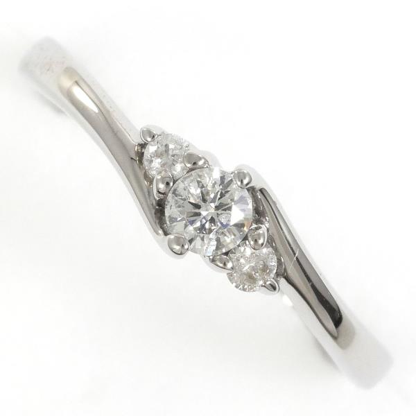 18K White Gold Diamond Ring for Women - Elegant Solitaire Engagement & Wedding Band - Perfect for Proposals, Anniversaries, and Special Occasions