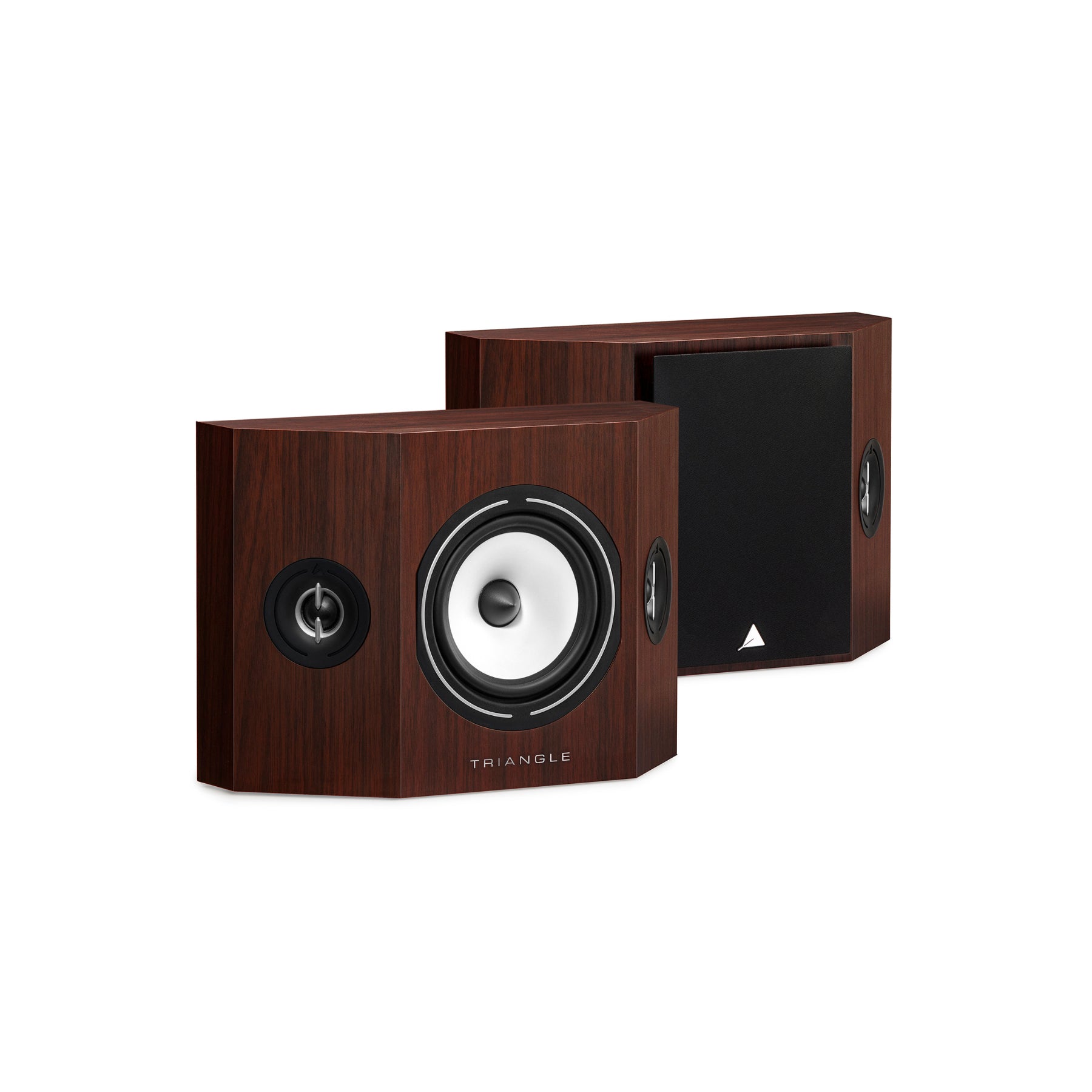BRS1 Triangle Surround Sound Speakers - 360° Immersive Audio for Home Theater Systems (Pair) | Perfect for Movie Nights, Gaming & Music Listening