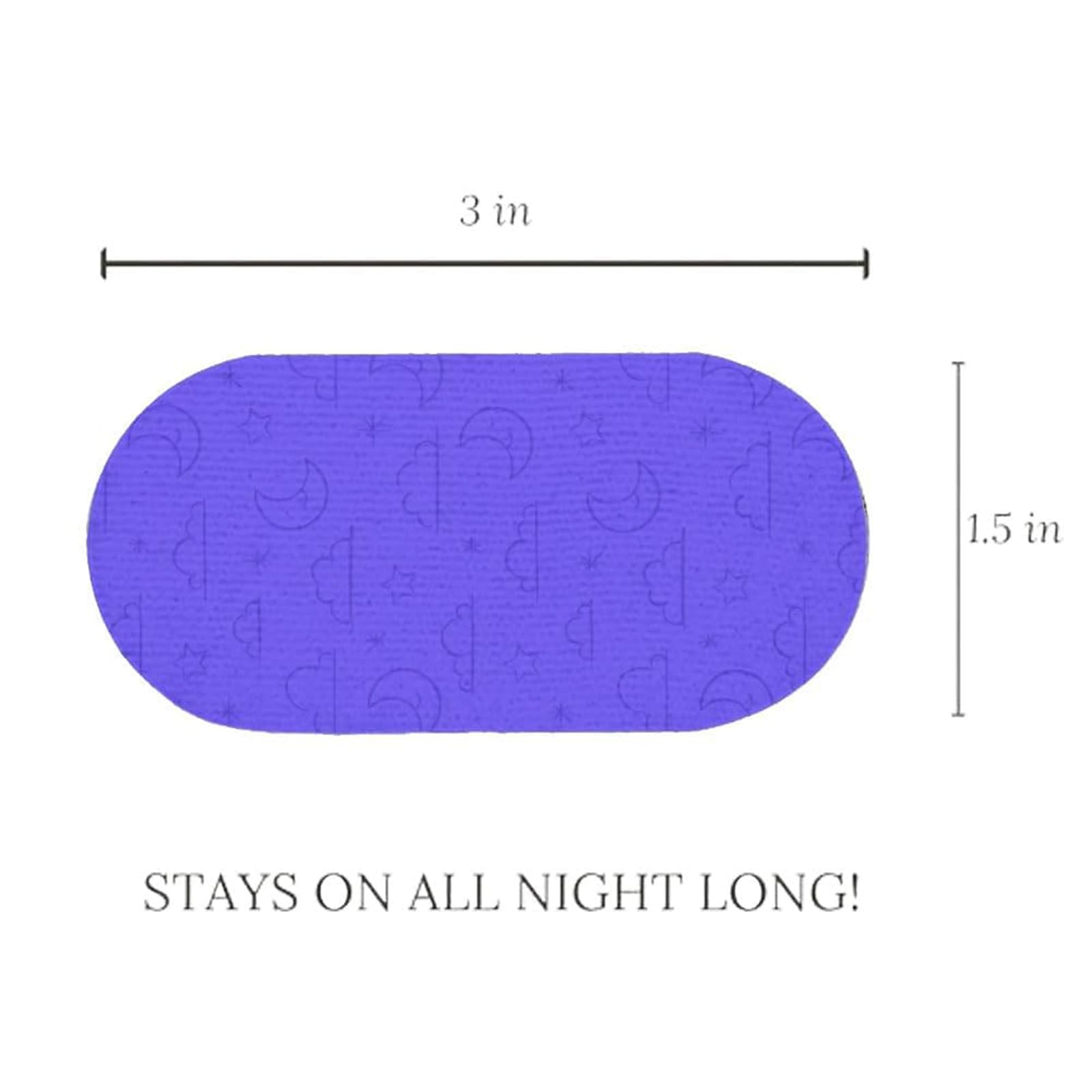 Noctivo Anti-Snoring Mouth Tape for Sleep Apnea Relief - Lavender Scented Nasal Strips for Better Breathing & Comfortable Sleep - Perfect for Nighttime Use, Travel, and CPAP Users