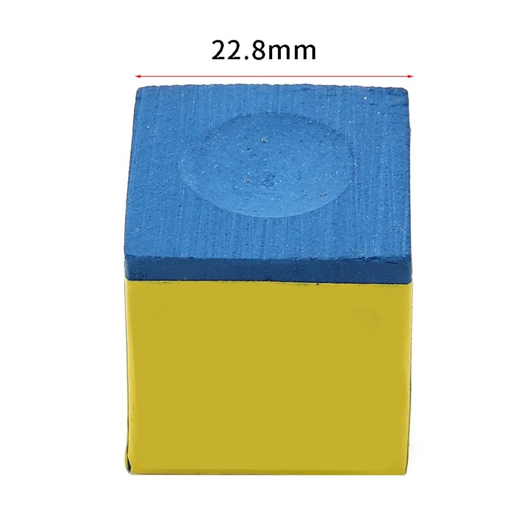 Alomejor No-Slip Billiard Chalk - Blue & Green Cue Tip Chalk for Pool & Snooker (12pcs/Box) - Perfect for Smooth Shots & Enhanced Grip in Professional & Home Game Rooms