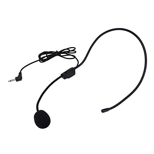 Portable Wired 35mm Headset Microphone with Megaphone - Lightweight Educational Speech Mic for Teachers, Lecturers & Public Speaking - Perfect for Classroom Teaching, Presentations & Outdoor Events