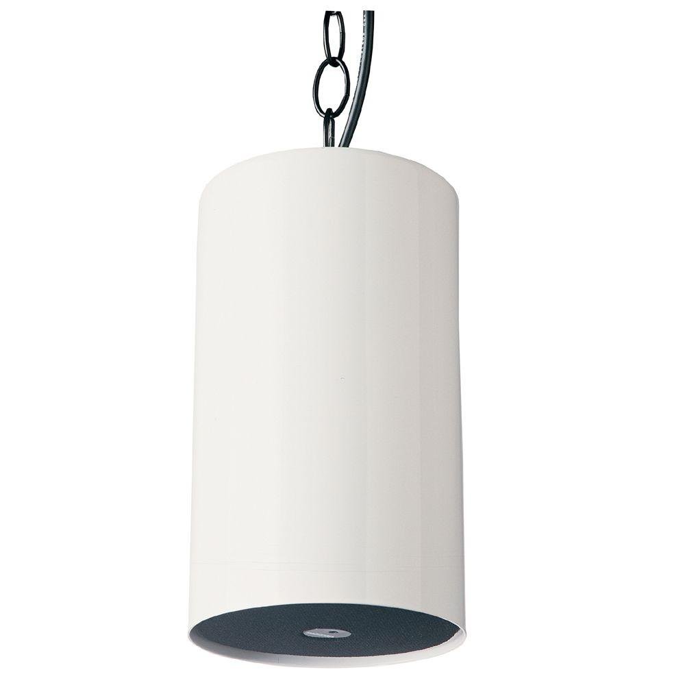 Valcom V-1015WH White Pendant Speaker - High-Quality Ceiling Mount PA System for Schools, Offices & Commercial Spaces