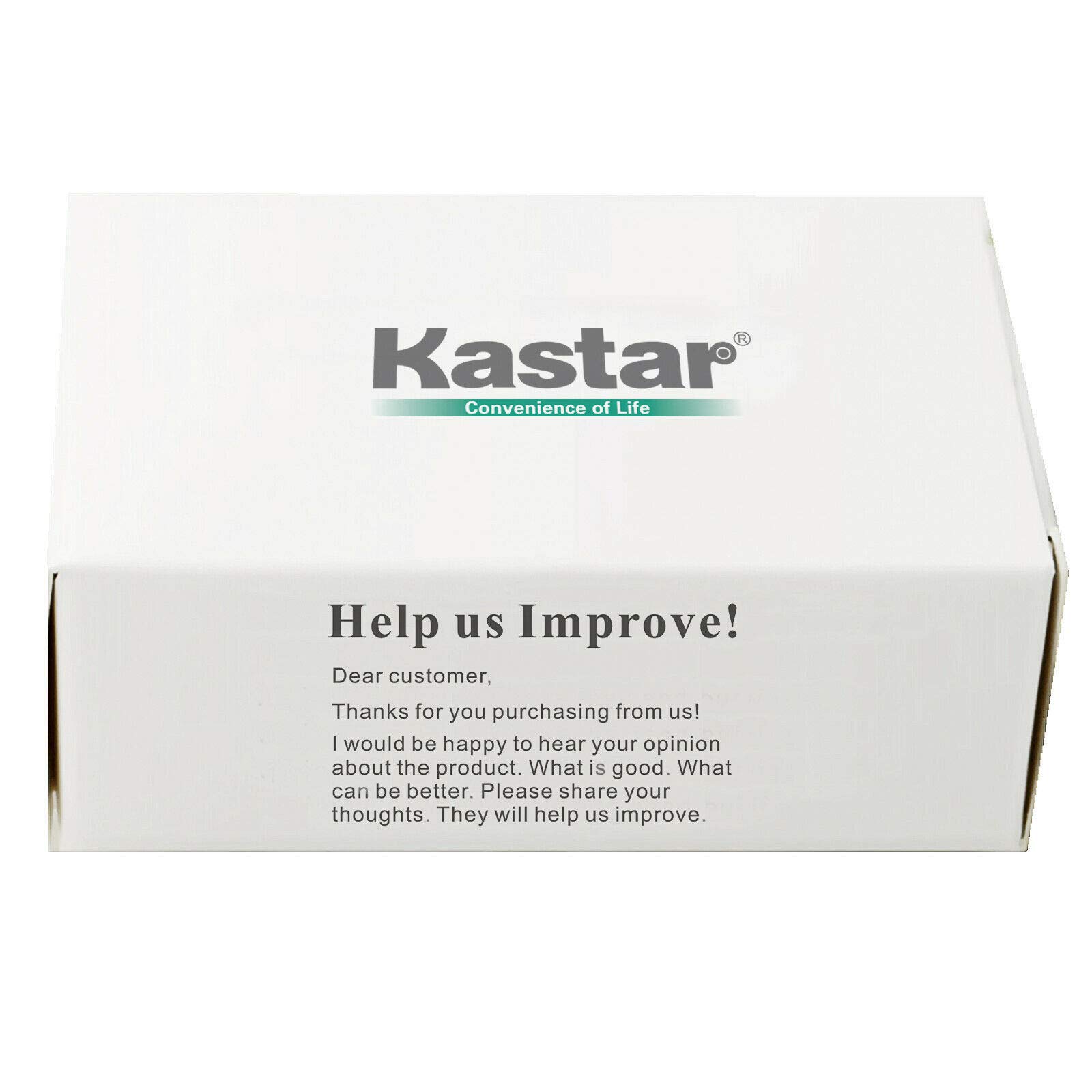 Kastar 2-Pack Rechargeable Batteries with AC Wall Charger & Car Charger for XHDATA D-808 Portable Radio - AM/FM/SW/SSB/LW/AIR Band with Weather Alert - Perfect for Emergency, Camping & Outdoor Activities