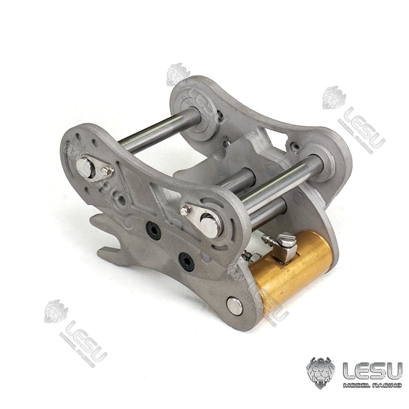 LESU 1/14 C374 RC Hydraulic Excavator Metal Heavy Duty Ripper Fork Bucket with Quick Detach Fixed Mount & Protective Fences - Perfect for Construction Simulation, RC Model Excavator Play, and DIY Miniature Engineering Projects