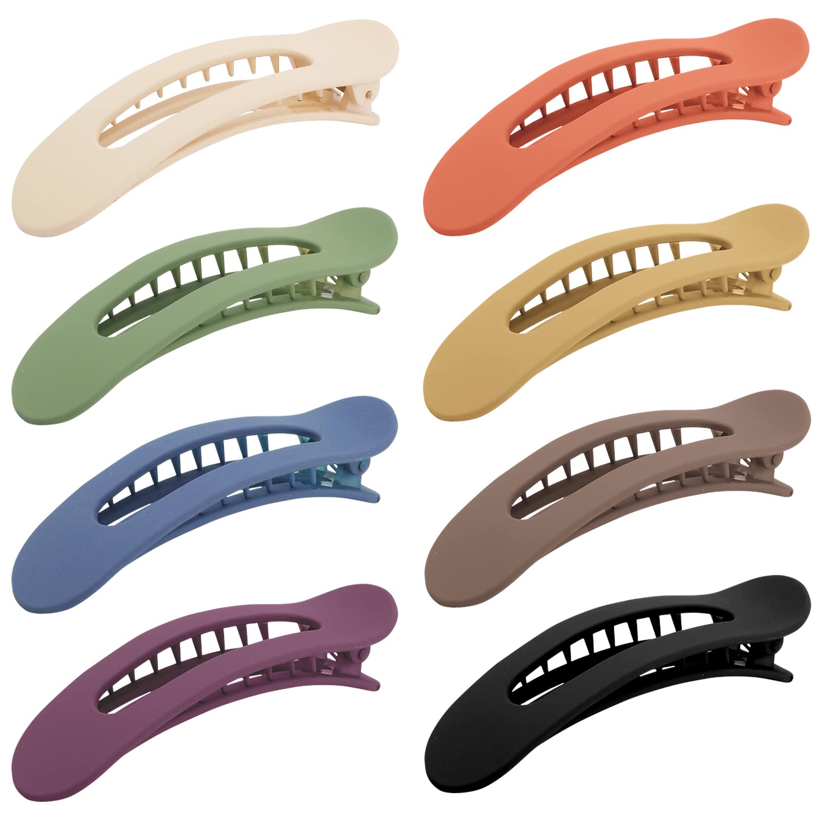 Hair Clips Pack - 12pcs Alligator Snap Clips for Sectioning & Styling, Non-Slip French Barrettes Hair Accessories for Women & Girls - Perfect for School, Work, Party & Daily Hairstyles