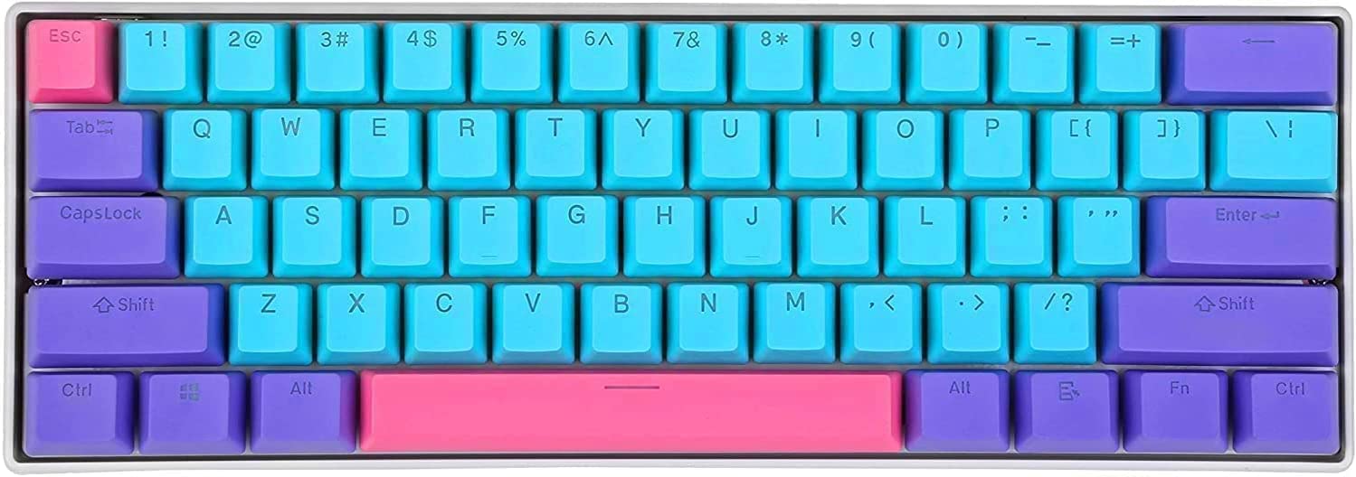 BOYI 60% Wired Mechanical Gaming Keyboard - RGB Backlit, Cherry MX Brown Switches, PBT Keycaps, NKRO, Programmable, Compact 61-Key Design for PC Gamers & Office Work (Type-C Connection) - Perfect for Esports, Coding & Daily Typing