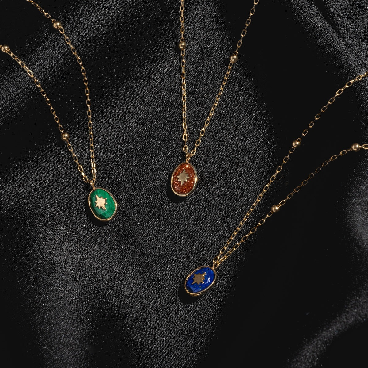 Solid Gold Crystal Amulet Necklace for Manifestation & Protection - Spiritual Jewelry for Meditation, Energy Healing & Positive Vibes