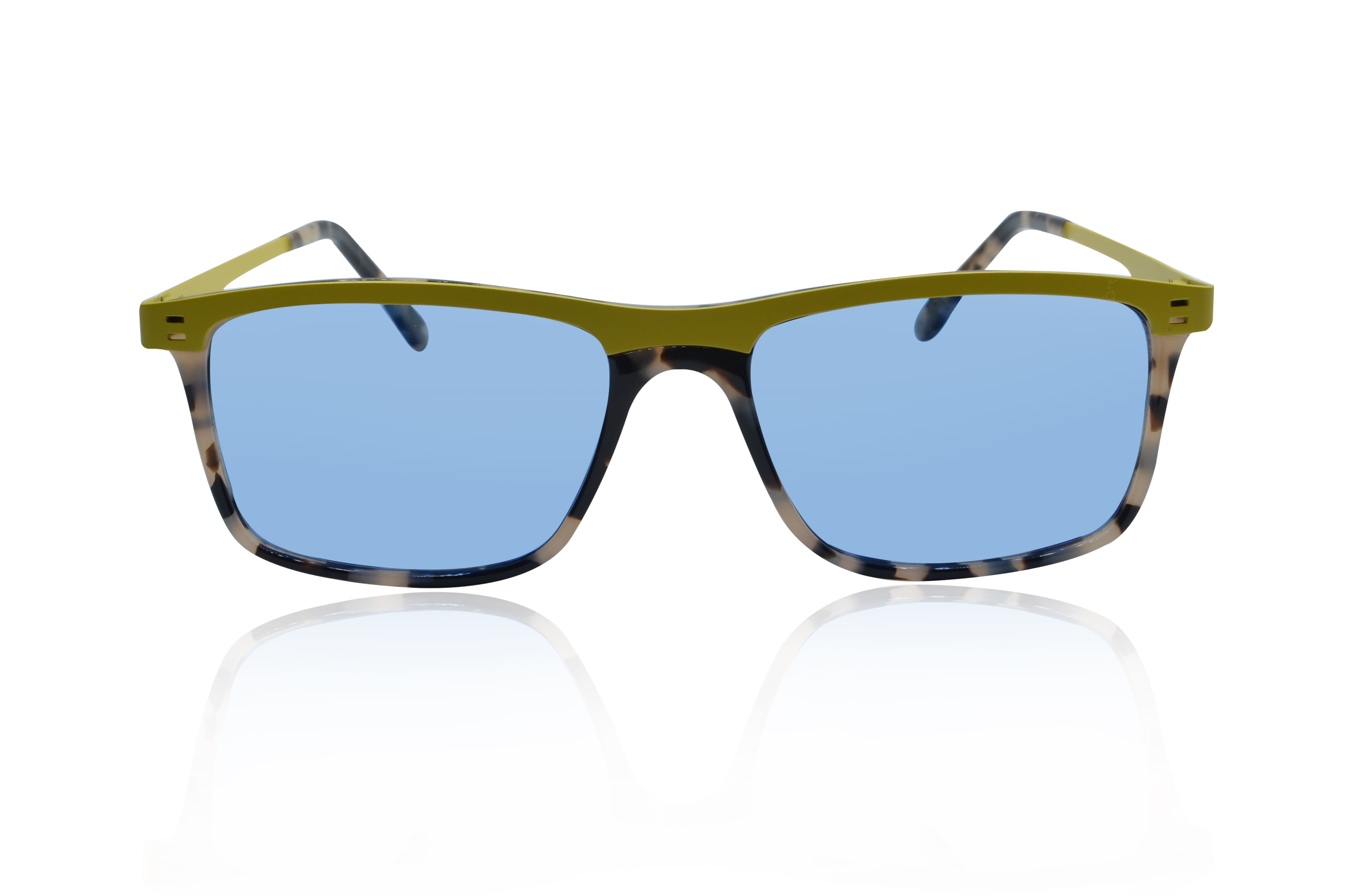 Danik Oreo Tortoise Yellow Sunglasses - UV Protection Polarized Lenses for Men & Women - Perfect for Driving, Beach, and Outdoor Activities