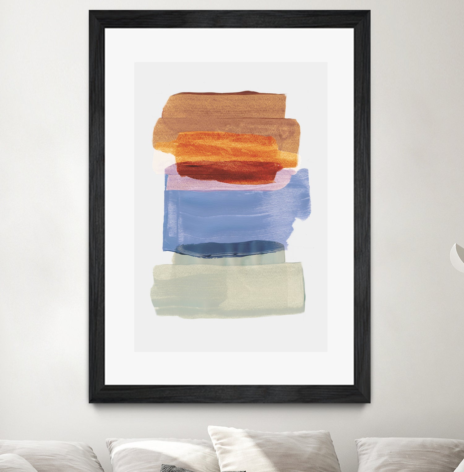 Abstract Brush Strokes 49 A1 - Modern Art Canvas Print for Home & Office Decor | Perfect for Living Room, Bedroom, and Workspace Wall Art