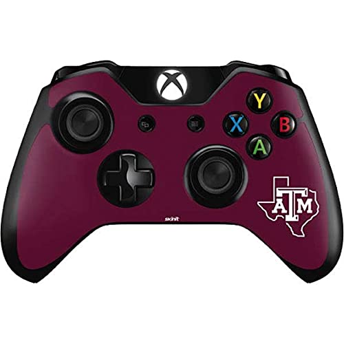 Official Texas A&M Outline Design Gaming Skin Decal for Xbox One Controller - Durable Protective Cover for Gamers & Fans - Perfect for Gaming Sessions, Collectors & Showcasing Team Spirit