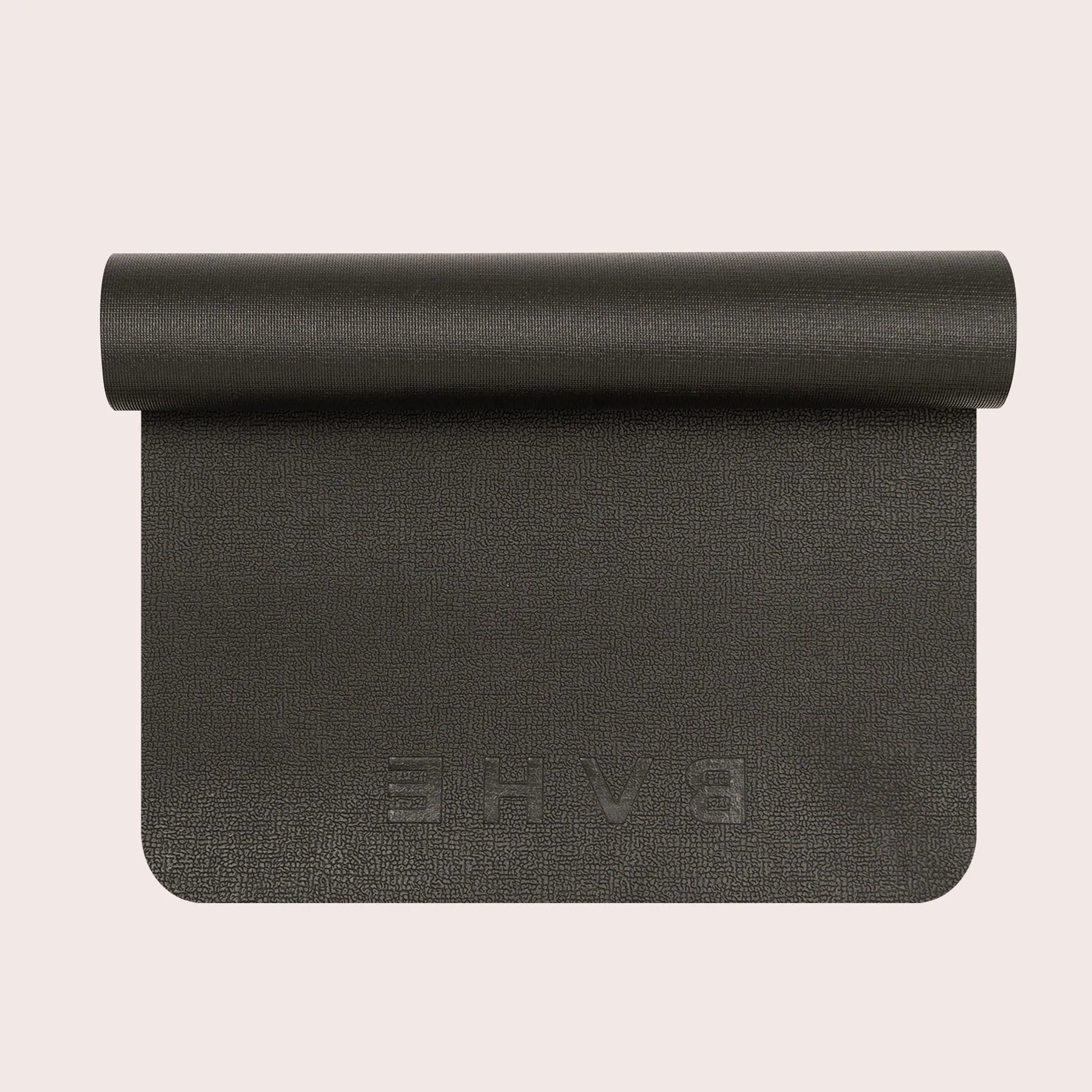 BAHE Studio Pilates Mat 5mm Thick (173x61cm) - Anthracite Color for Yoga, Fitness, and Home Workouts