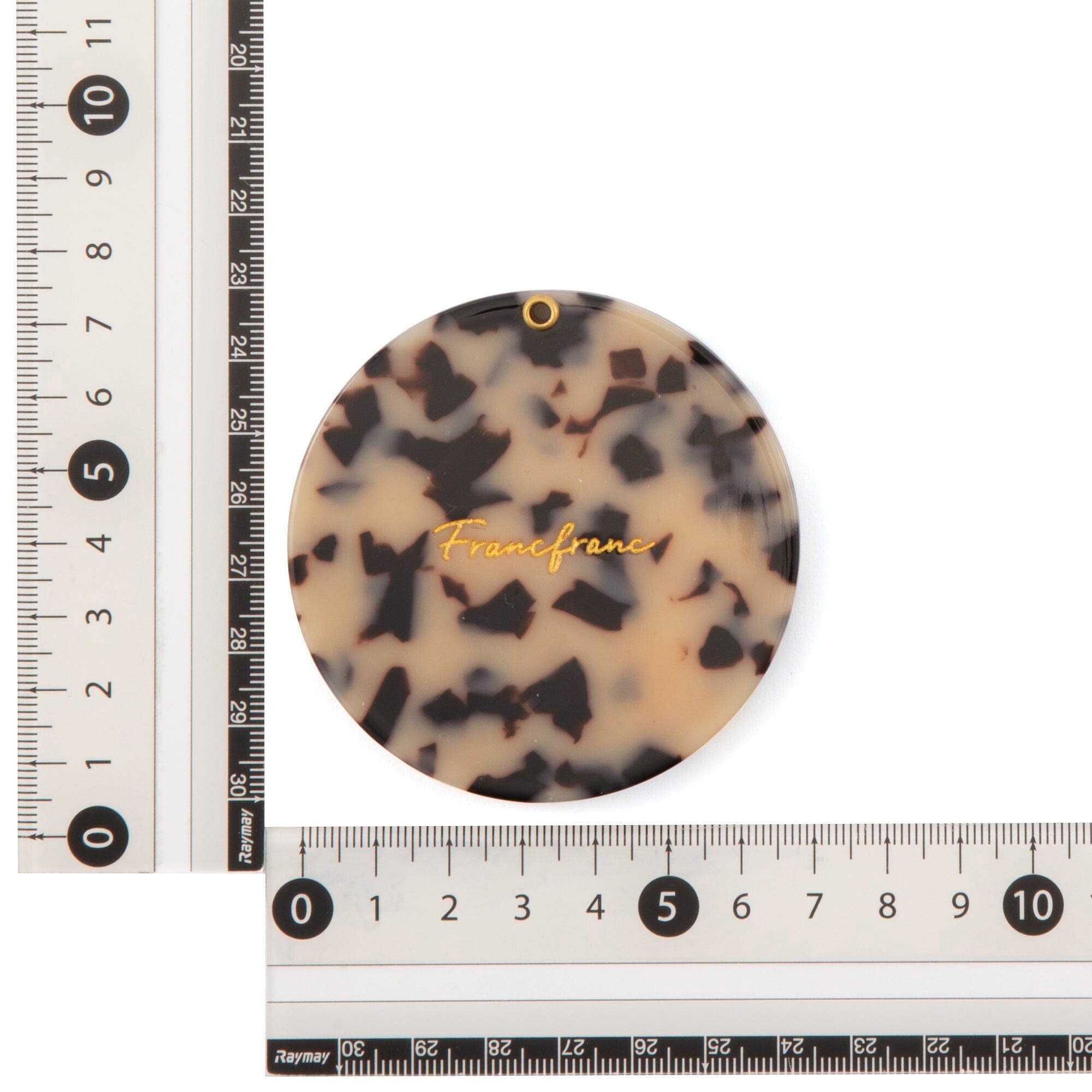Portable Compact Mirror with Soft Pouch - Beige Travel Makeup Mirror for On-the-Go Touch Ups | Perfect for Purse, Travel & Daily Use