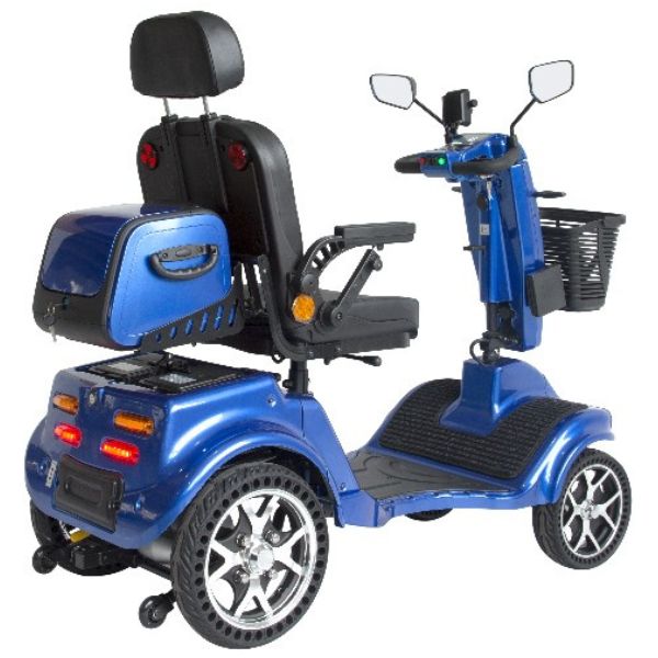 Gladiator 4 Wheel Bariatric Mobility Scooter - Heavy Duty Electric Wheelchair for Adults with 500 lbs Capacity - Ideal for Indoor & Outdoor Use, Travel, Shopping, and Daily Mobility Assistance