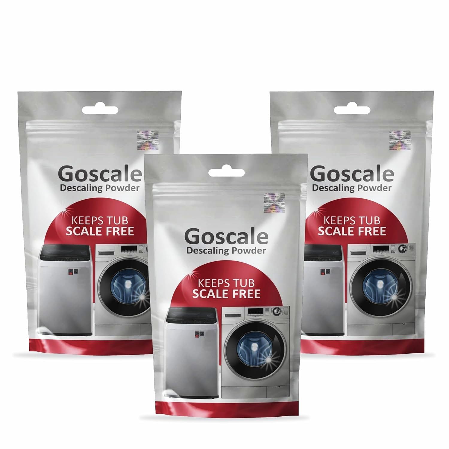 LG Washing Machine Descaler Powder - Compatible with Front Load & Top Load LG Washers, 100g Drum Cleaner (Pack of 3) - Removes Limescale & Odors for Fresh Laundry - Perfect for Regular Washer Maintenance & Deep Cleaning