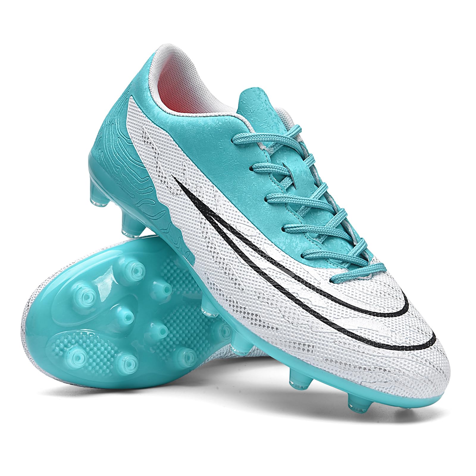 Men's & Women's Soccer Cleats - Lightweight Football Shoes for Adults & Big Boys - AG Turf Soccer Shoes for Training & Matches