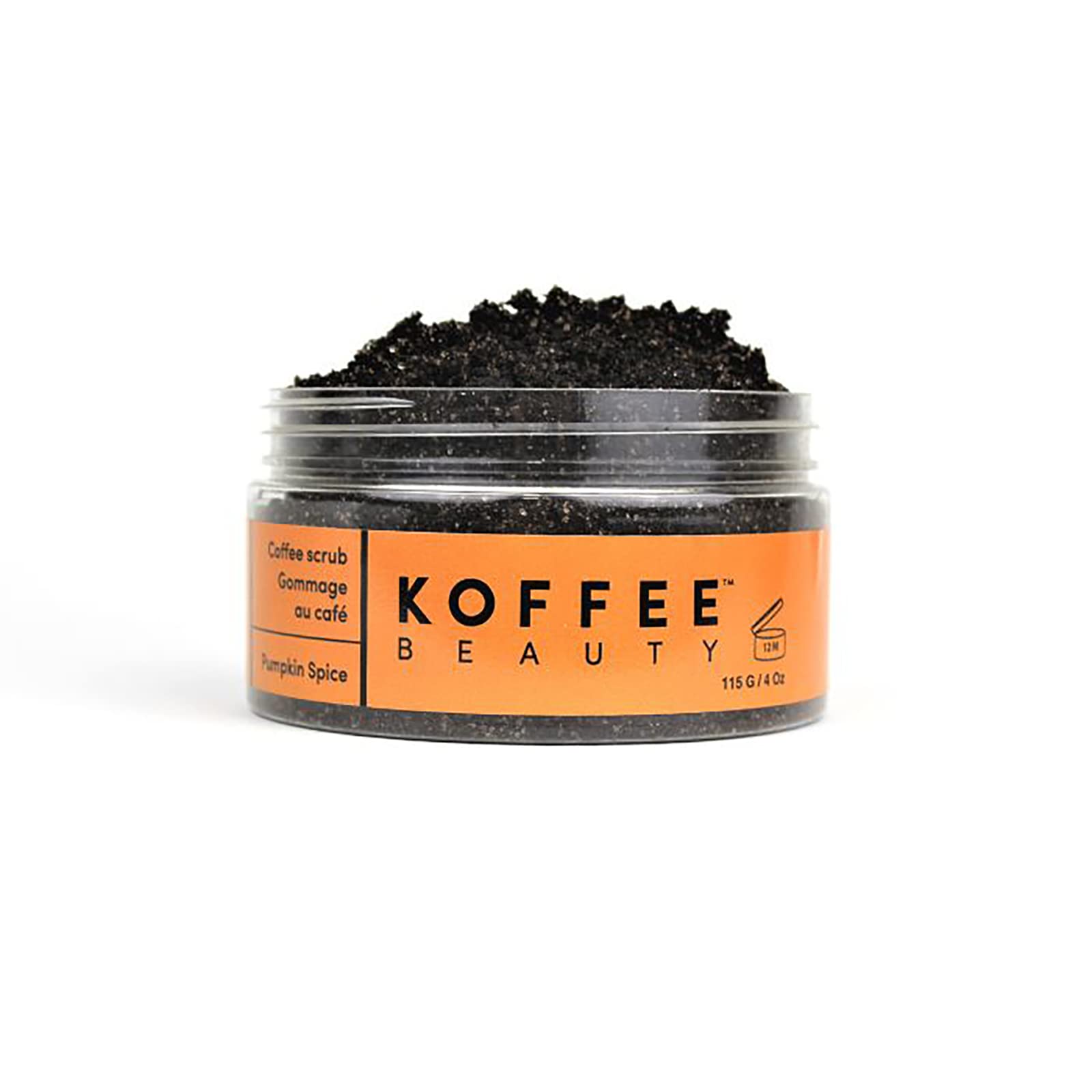 Koffee Beauty Pumpkin Spice Coffee Scrub - Exfoliating Body Scrub for Smooth Skin, 4 oz - Perfect for Spa Day & Self Care Routine