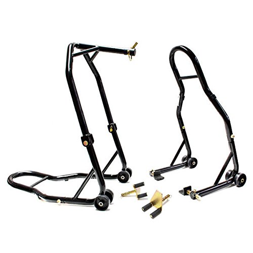 Venom Motorcycle Front and Rear Headlift Dual Lift Stand - Compatible with Ducati Monster 851 & 888 (All Years) | Heavy Duty Bike Maintenance Stand for Easy Repairs & Storage | Perfect for Home Garage & Motorcycle Workshops