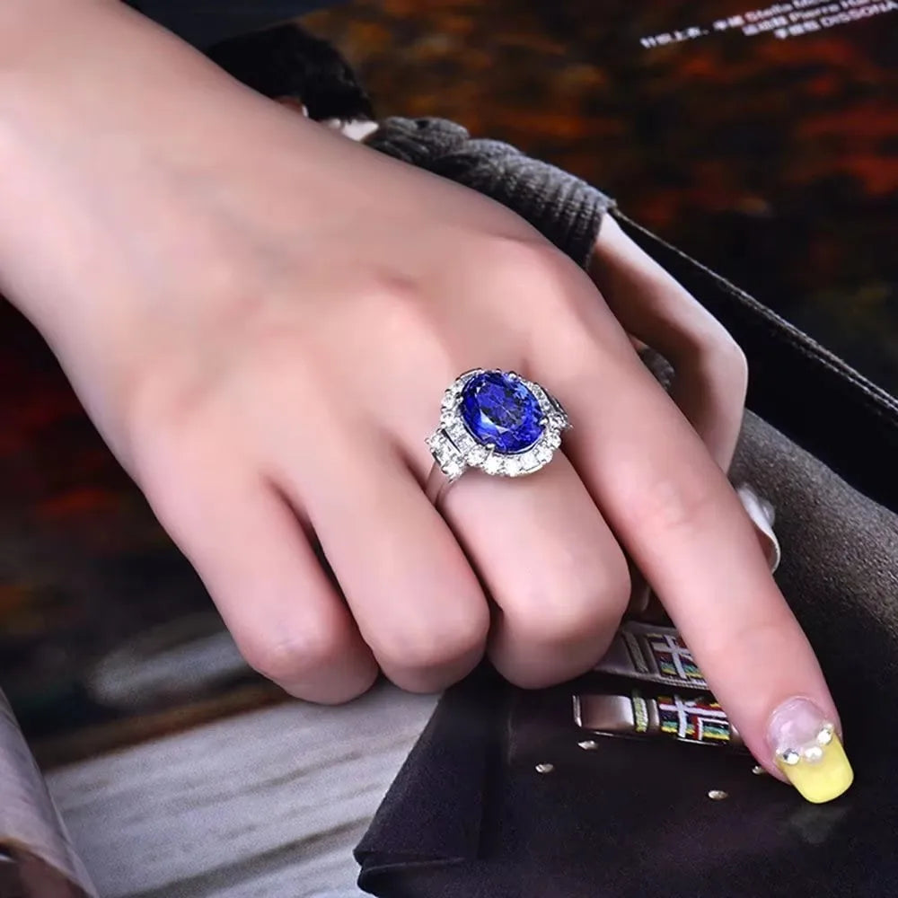 Blue Tanzanite Rings