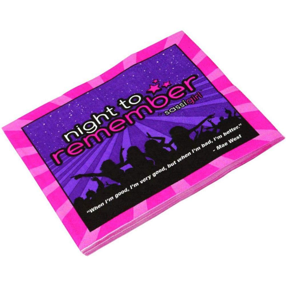 Night to Remember Standard Napkins, 10 Count - Premium Disposable Dinner Napkins for Parties, Weddings & Special Events