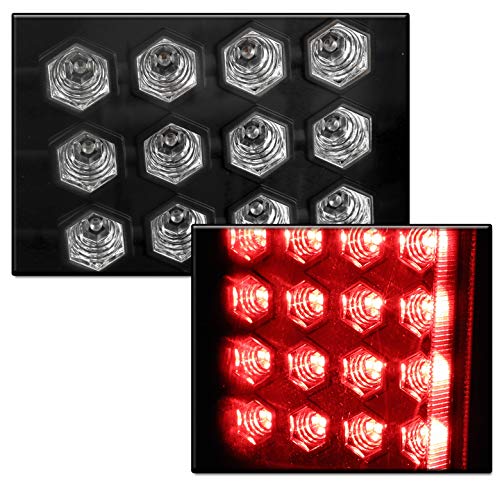 High-Quality LED Tail Brake Lights Rear Lamps - Black - Compatible With 2003-2006 Scion xB - Perfect for Night Driving & Enhanced Safety