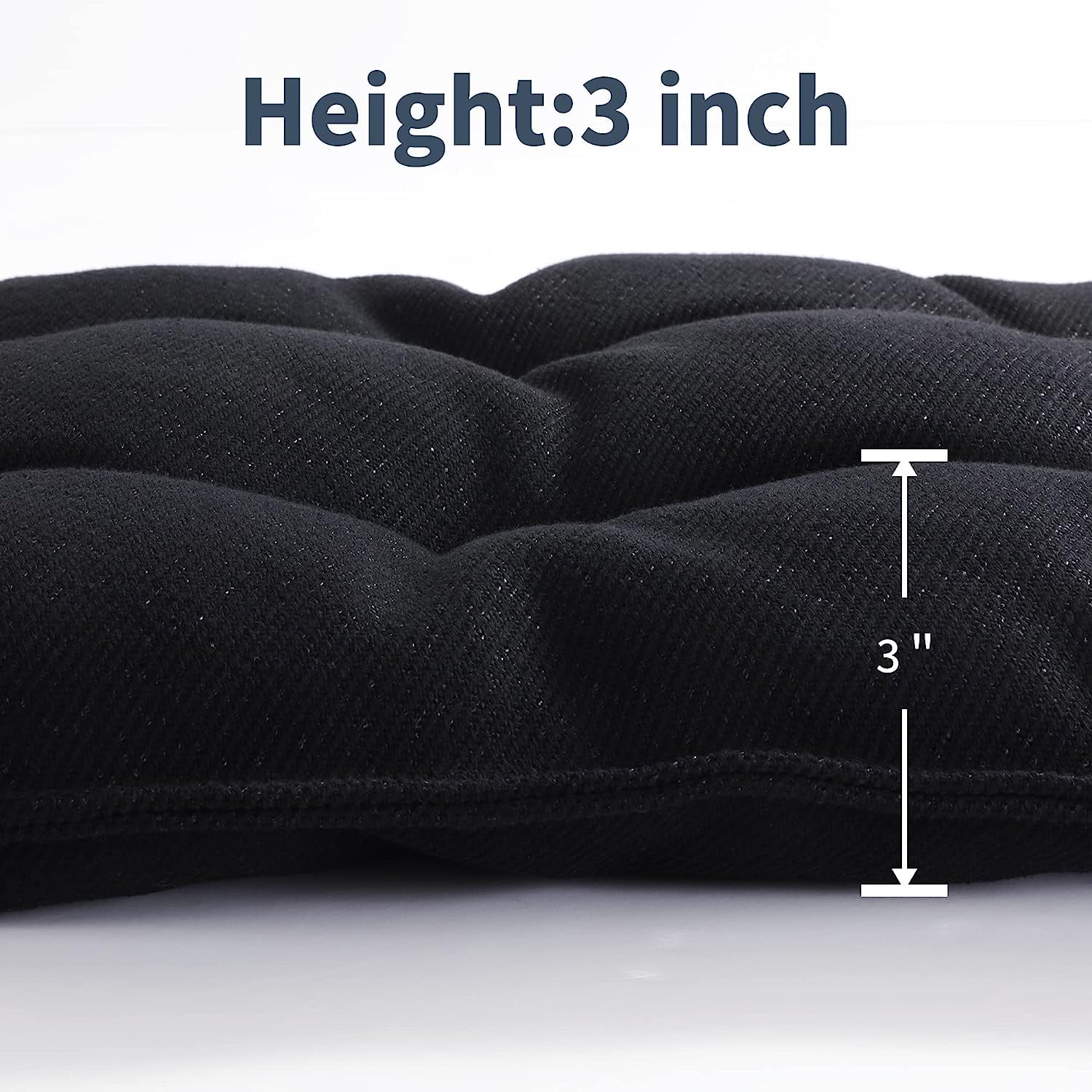 **MABOZOO Chew Proof Indestructible Dog Bed for Aggressive Chewers - Durable XL Dog Crate Pad (28x41 in) - Washable Tough Pet Mat for Kennel, Crate & Home Use - Black**