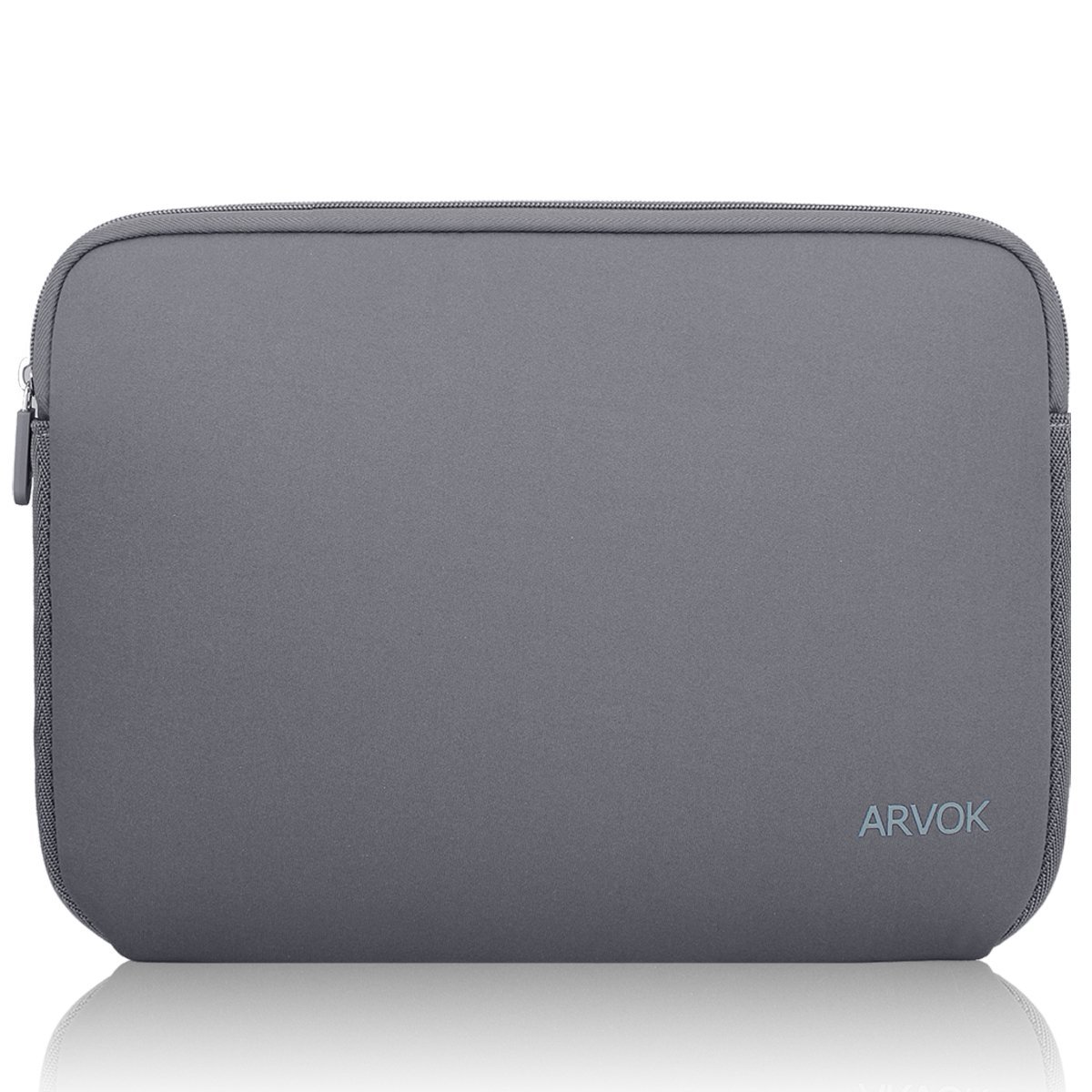 Water-Resistant 13-14 Inch Laptop Sleeve Case for MacBook Pro/Air, HP, Dell, Lenovo, Asus, Acer Chromebook | Durable Protective Pouch with Carrying Handle | Perfect for Work, School & Travel (Gray)