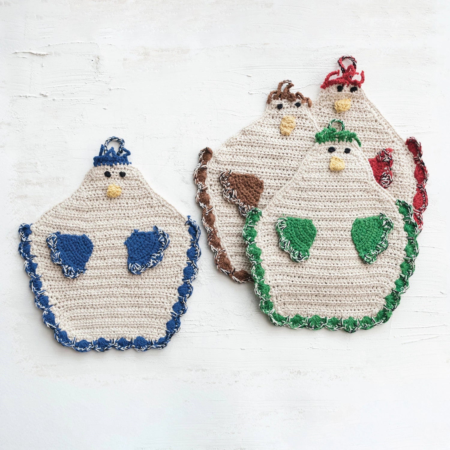 Heat Resistant Chicken Pot Holder - Oven Mitt & Kitchen Handle Protector for Cooking, Baking, and Grilling - Perfect for Hot Pans, Pots, and Dishes