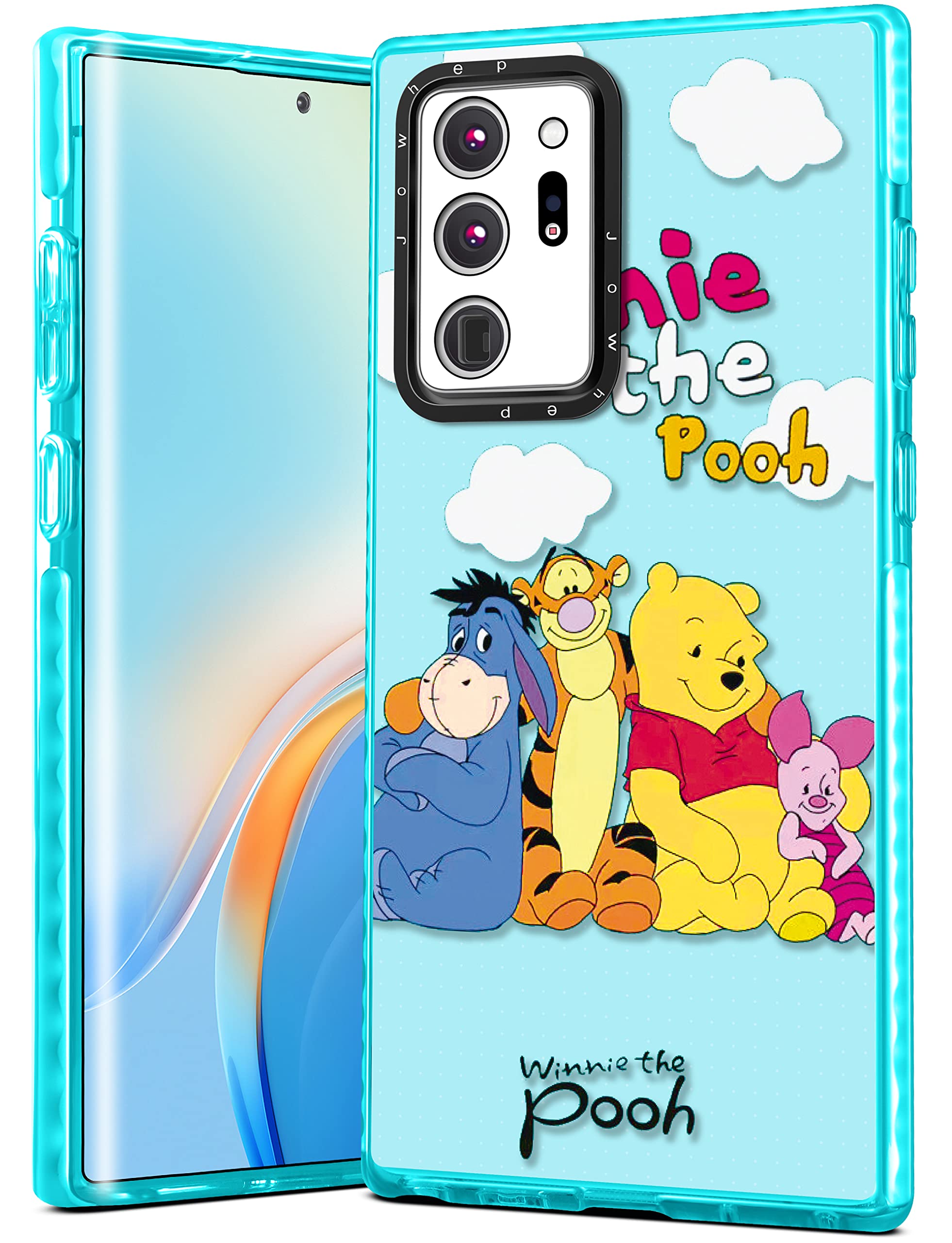 **Jowhep Winni Family Samsung Galaxy Note 20 Ultra Case - Cute Cartoon Character Protective TPU Cover for Girls, Boys, Women & Kids | Fun Kawaii Design | Perfect for School, Work & Everyday Use**