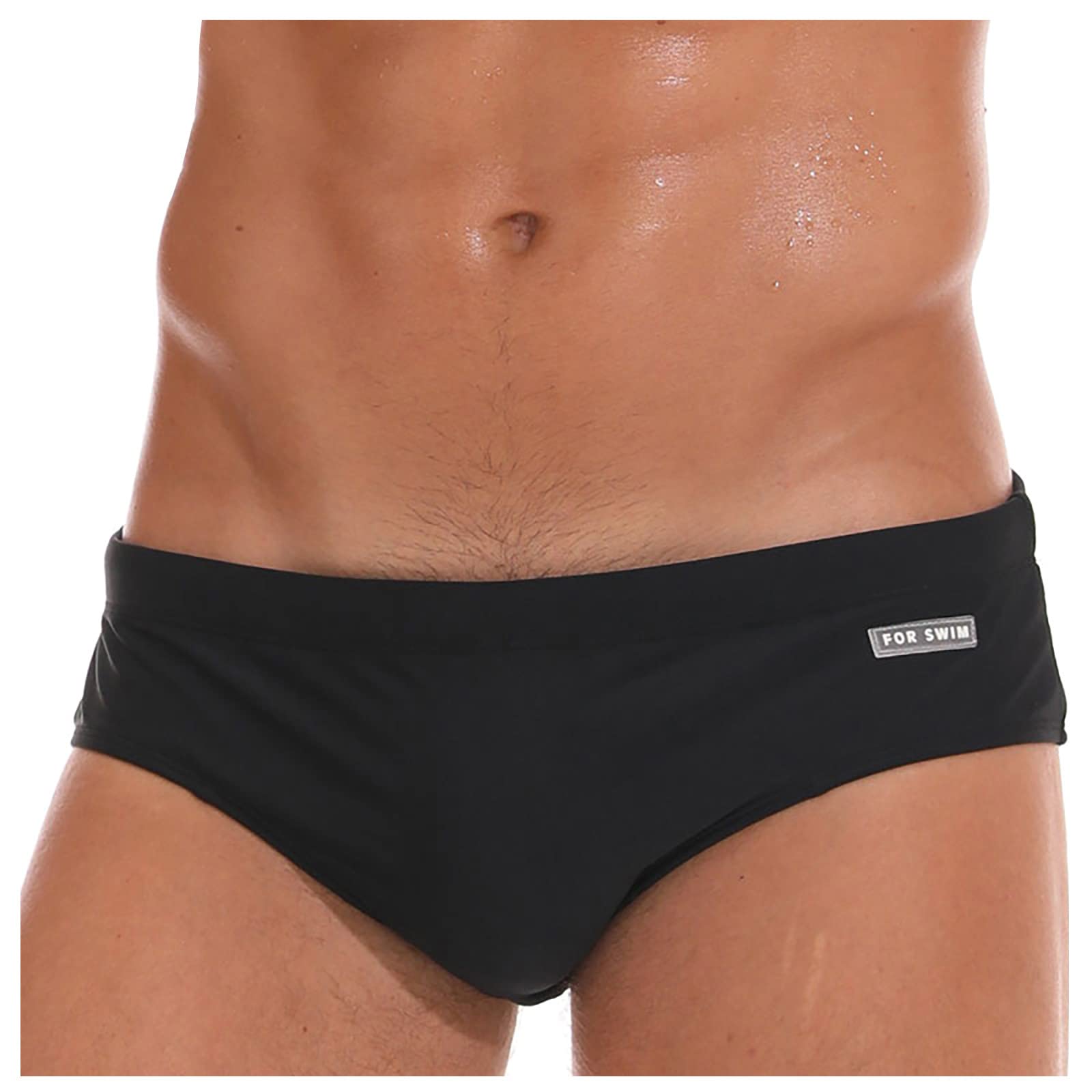 DKcc Men's Swimwear - Quick Dry Bikini Briefs with Padded Swim Trunks, Hawaiian Tropical Print Board Shorts for Surfing, Swimming & Beach Vacation