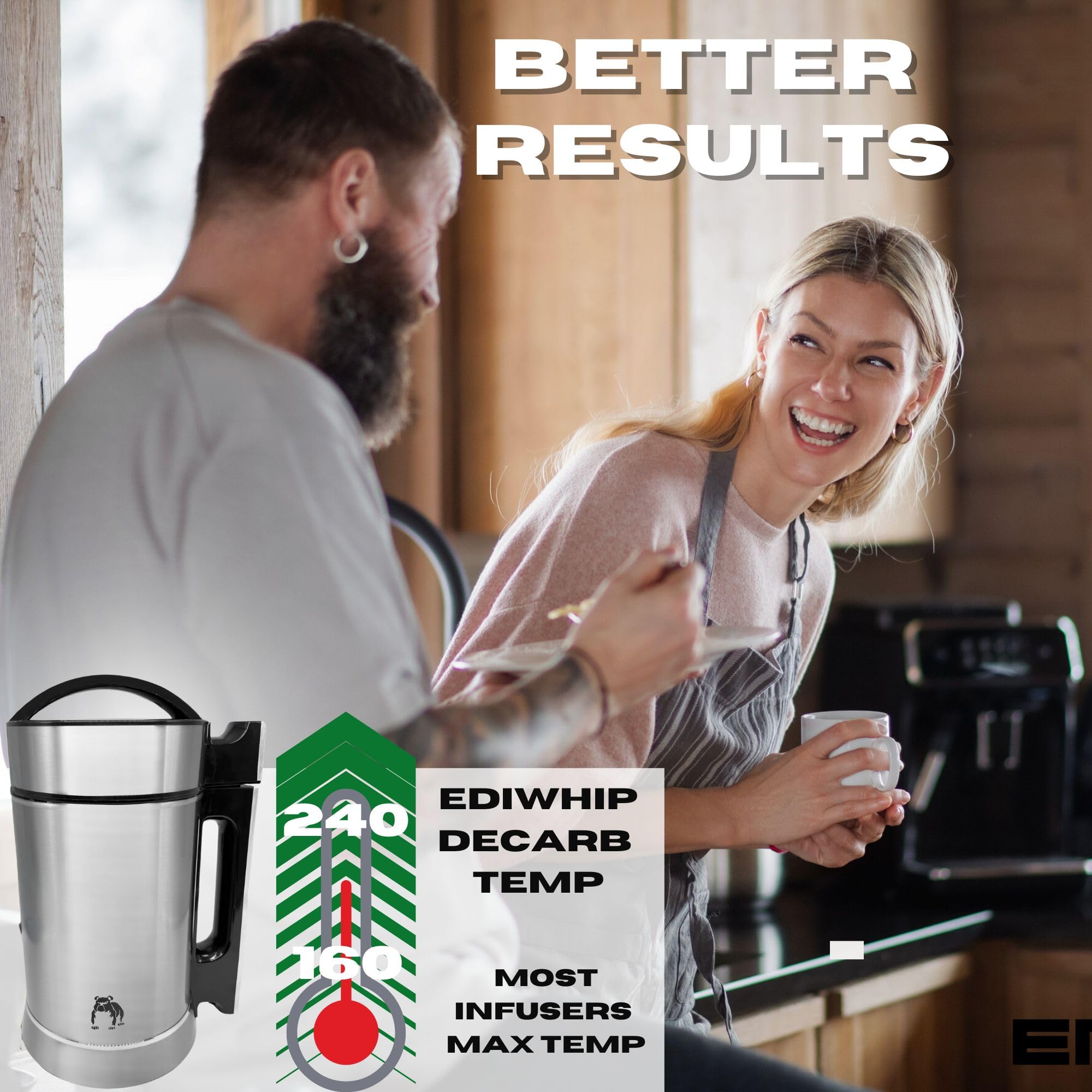2 in 1 Decarboxylator and Infuser Machine - Electric Butter Maker & Oil Infuser for Homemade Gummies, Edibles & Tinctures | Includes Free Recipe eBook | Perfect for DIY Cannabis Cooking & Herbal Extractions