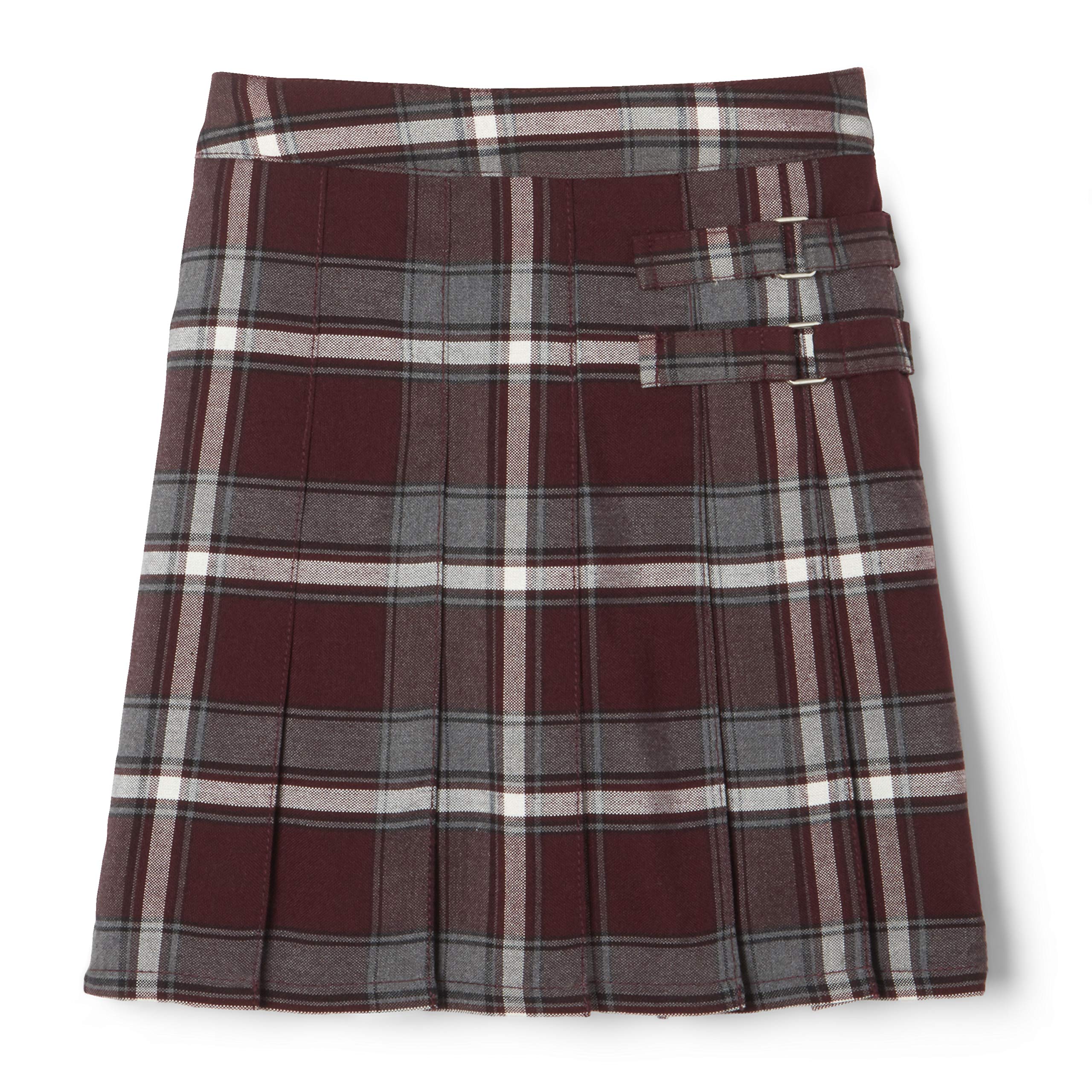 French Toast Girls' Adjustable Waist Pleated-Front Two-Tab Scooter Skirt - Comfortable School Uniform & Playtime Outfit for Active Kids