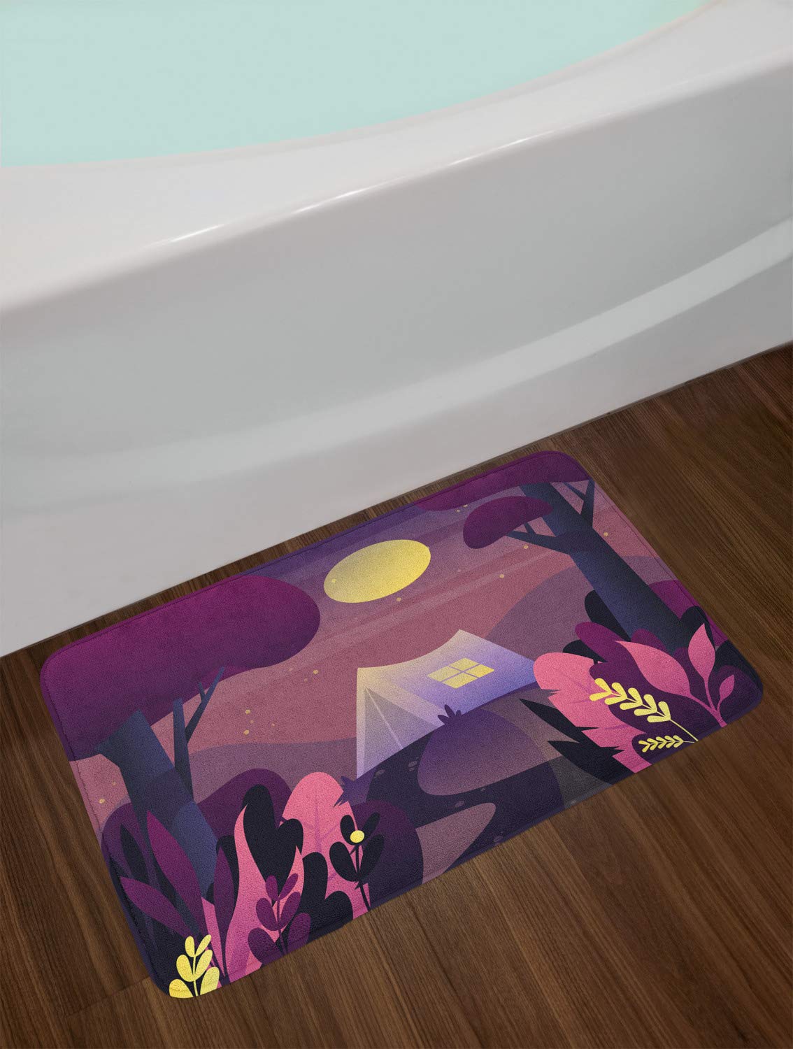 Ambesonne Plush Non-Slip Bath Mat - 30.2