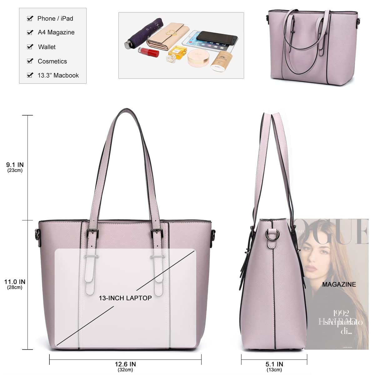 Stylish Women's Purses & Handbags - Fashionable Tote, Shoulder & Top Handle Satchel Bags for Ladies | Perfect for Work, Travel & Everyday Use