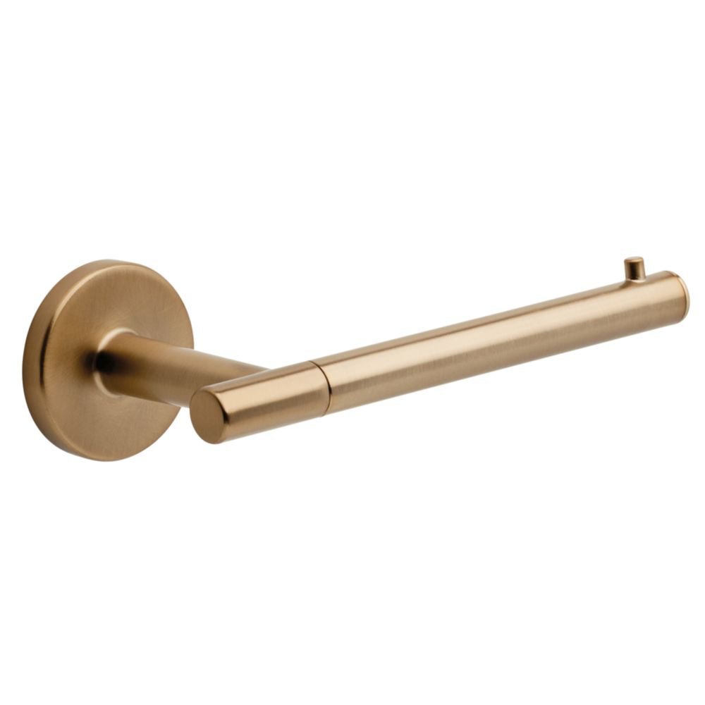 Trinsic® Wall Mounted Toilet Paper Holder - Champagne Bronze Finish | Bathroom Tissue Roll Dispenser for Home & Commercial Use