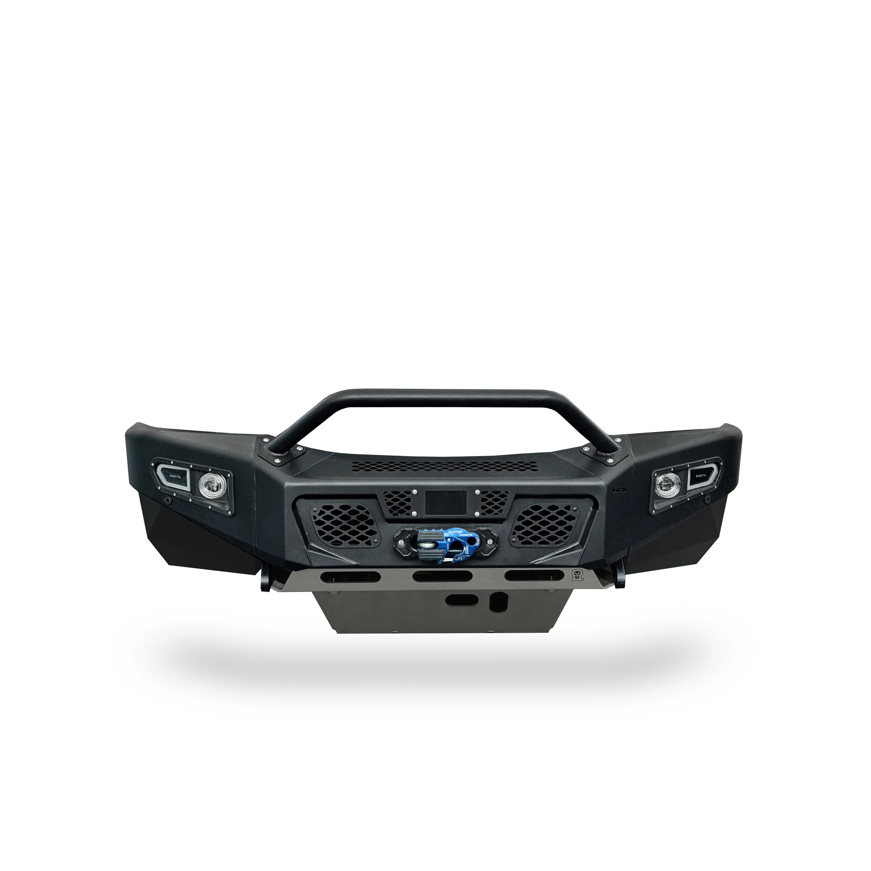 Owl Ridgeline PreRunner Front Bumper with Skid Plates for 2019-2023 Mercedes Sprinter Van 2500/3500 - Heavy Duty Off-Road Protection for Adventure & Work Vans