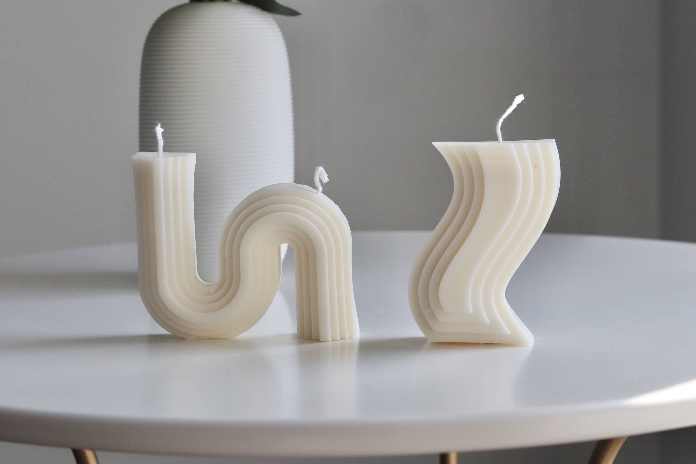 Premium Natural Soy Wax Candle Set - Beige Aesthetic Candles for Home Décor, Relaxation & Gifts | Perfect for Weddings, Spa Nights & Romantic Dinners